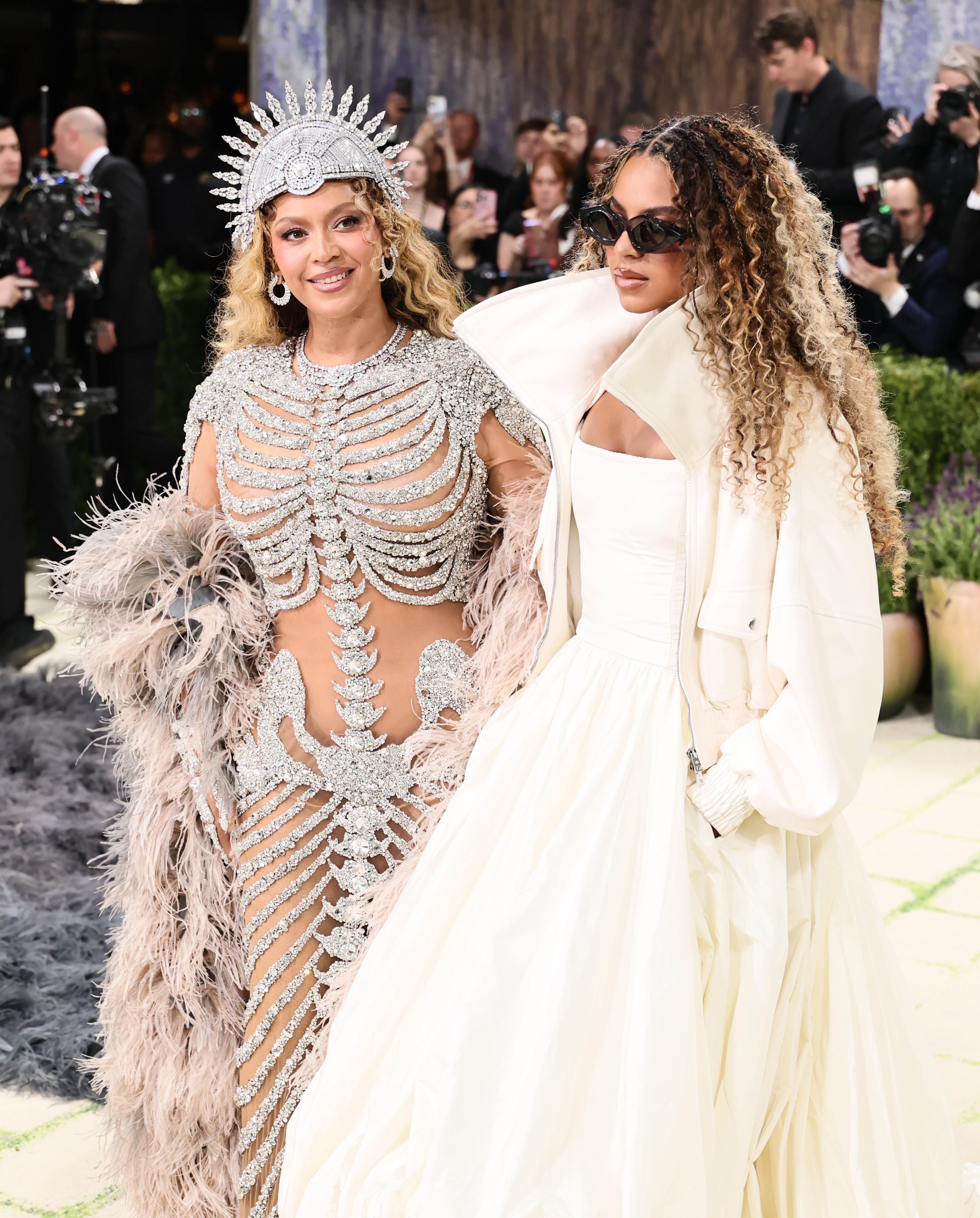 Beyoncé and Blue Ivy Carter during The 2026 Met Gala Celebrating "Costume Art" on May 4 in New York. | Source: Getty Images