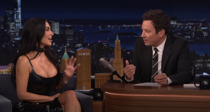 Kim Kardashian and Jimmy Fallon on "The Tonight Show" on September 25, 2025 | Source: Youtube/The Tonight Show Starring Jimmy Fallon