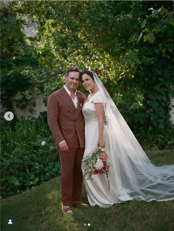 A screengrab of Erin Krakow and Ben Rosenbaum's post, uploaded June 23, 2025. | Source: Instagram/erinkrakow/ben_rosenbaum