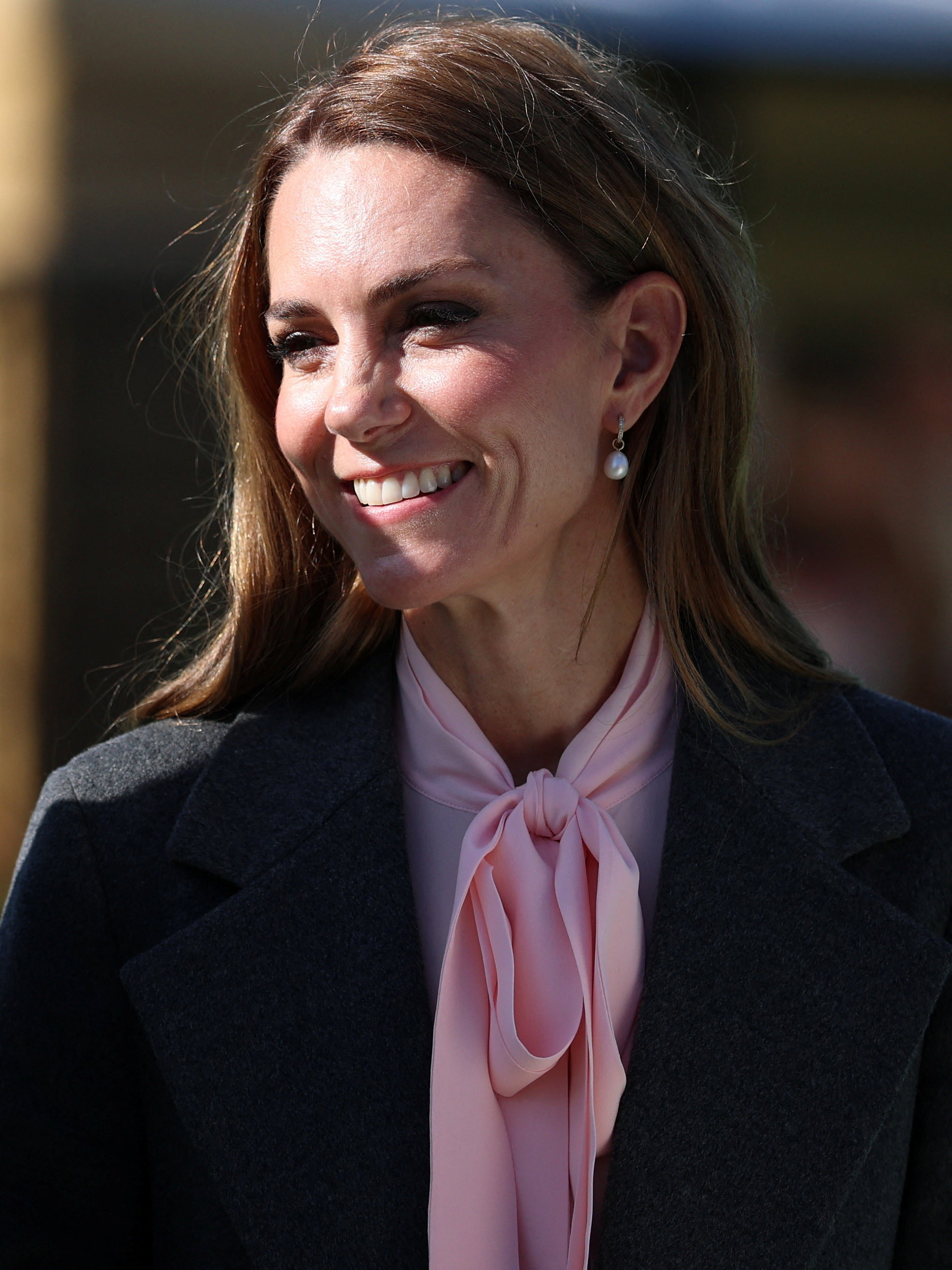 Catherine, Princess of Wales, during a visit to Churchtown Primary School, in continued support of the Southport community affected by the July 2024 attack that killed three young girls on September 23, 2025, in Southport, England. | Source: Getty Images
