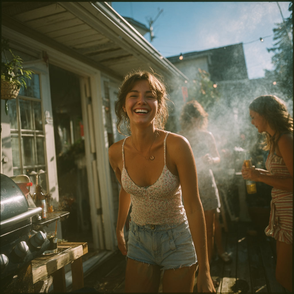 Happy women enjoying a party | Source: Midjourney