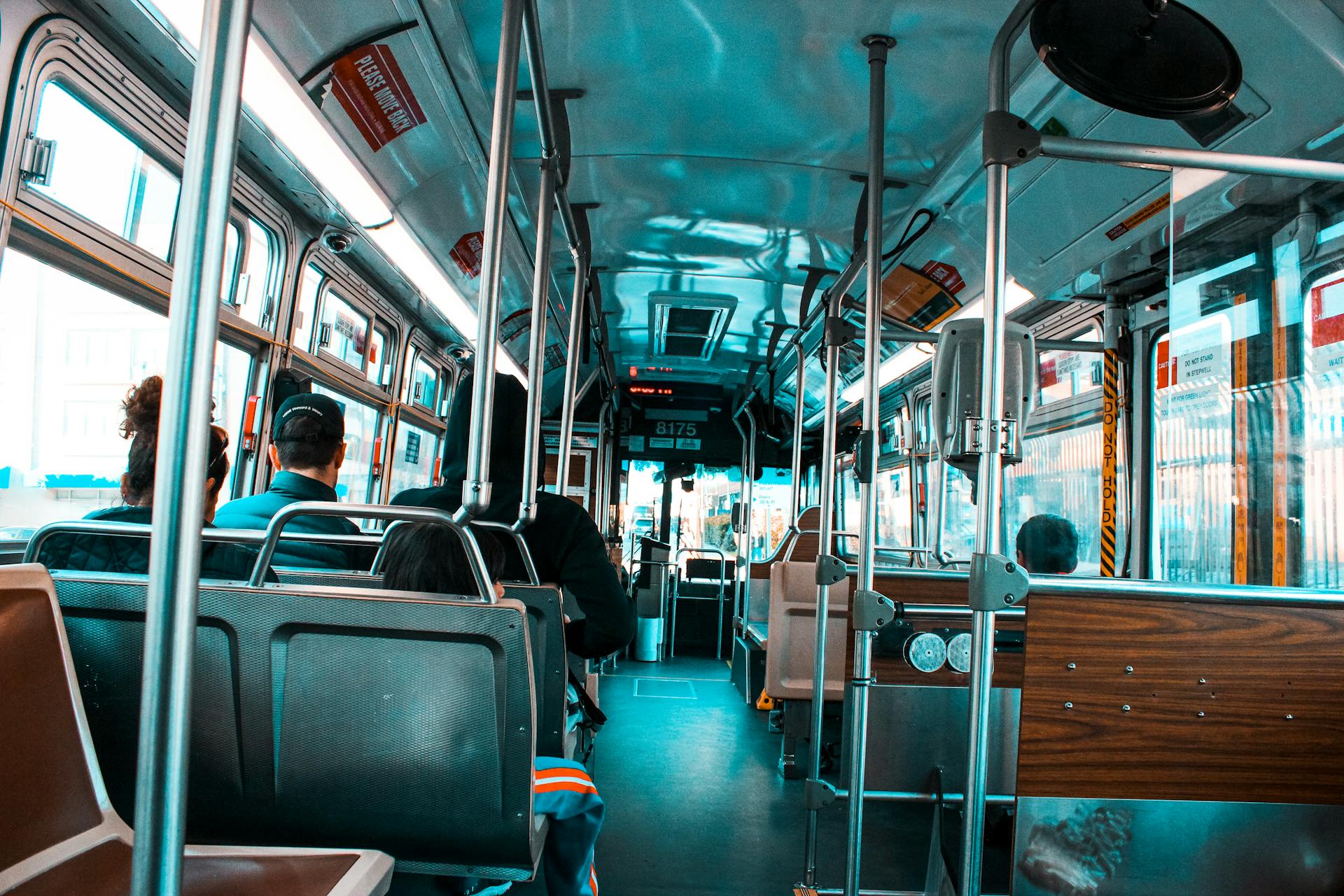 The interior of a bus | Source: Pexels
