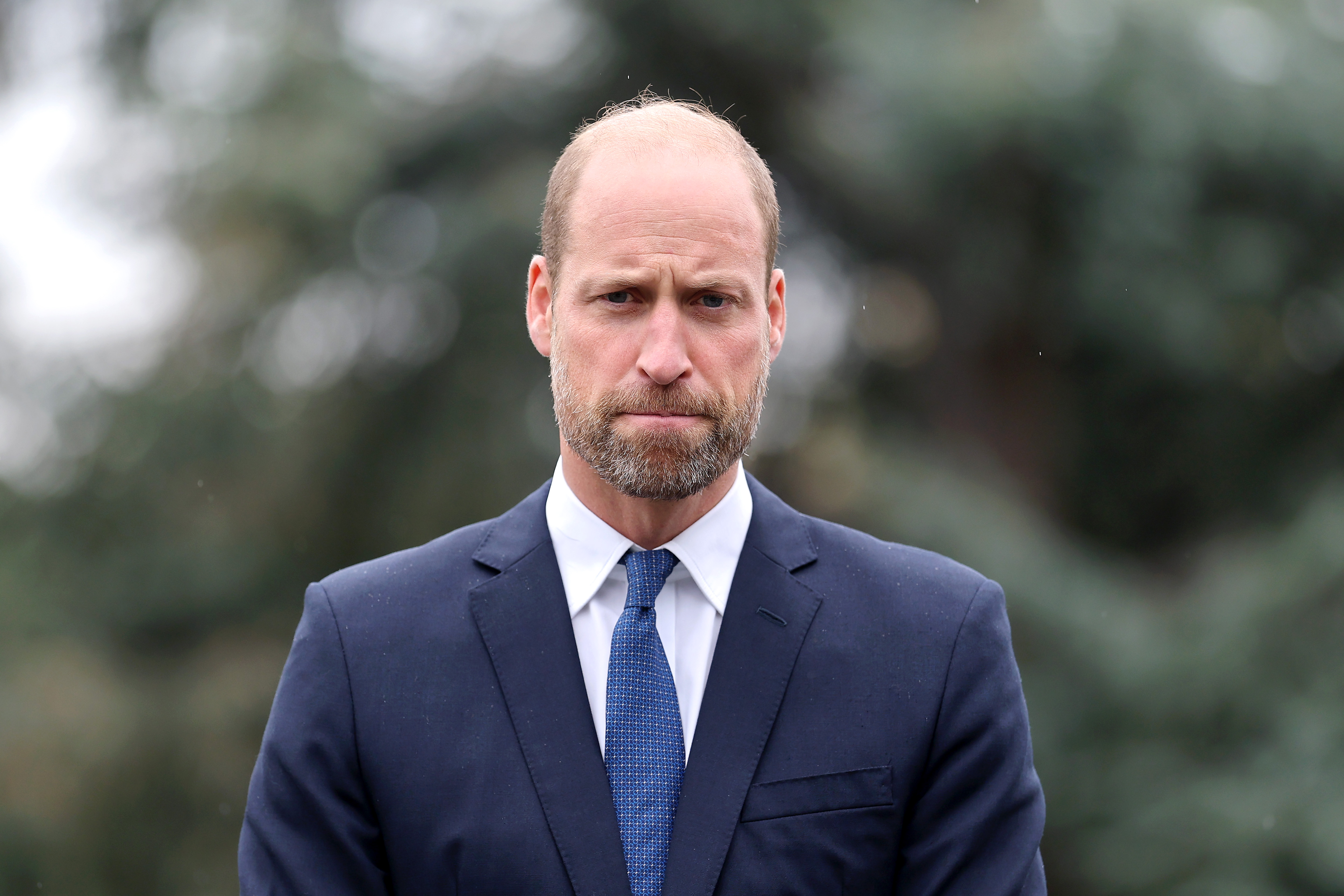 Prince William, Prince of Wales, attends the launch of the Global Humanitarian Memorial on October 1, 2025, in London, England. | Source: Getty Images