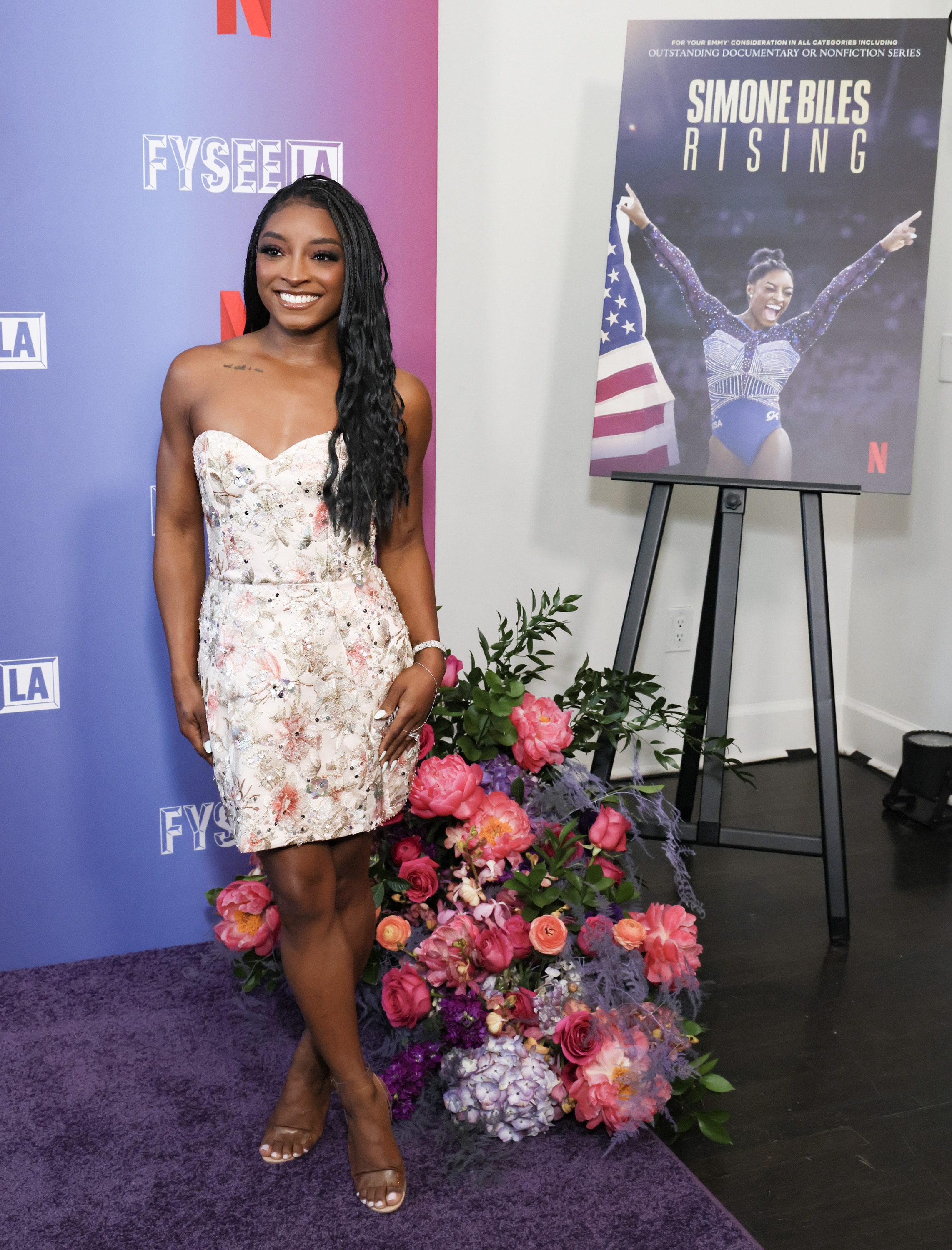 Simone Biles attends Netflix's "Simone Biles Rising" FYC event at Hollywood Athletic Club on June 2, 2025, in Hollywood, California. | Source: Getty Images