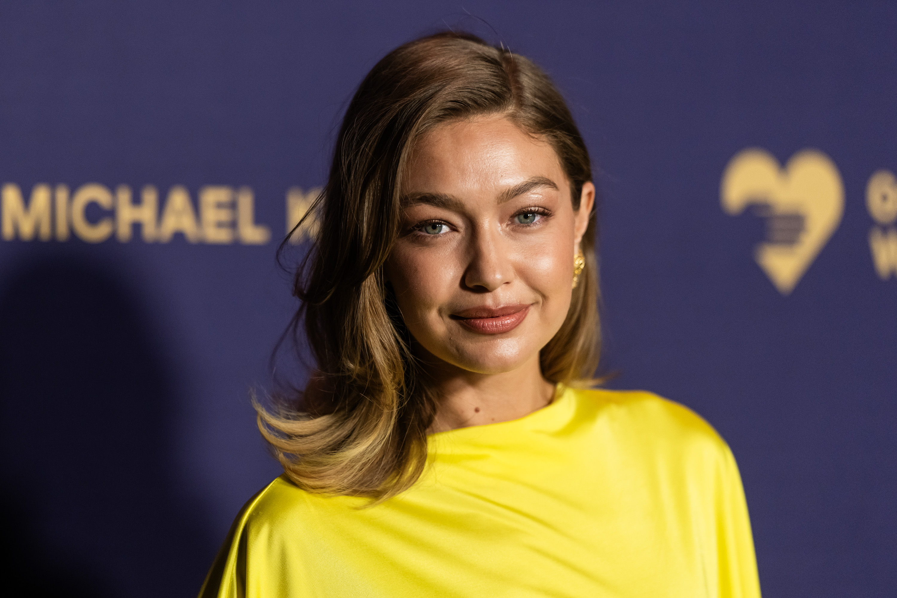 Gigi Hadid at God's Love We Deliver 2025 Golden Heart Awards on October 20 in New York. | Source: Getty Images