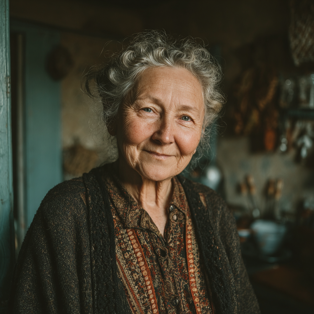 A proud woman in her house | Source: Midjourney