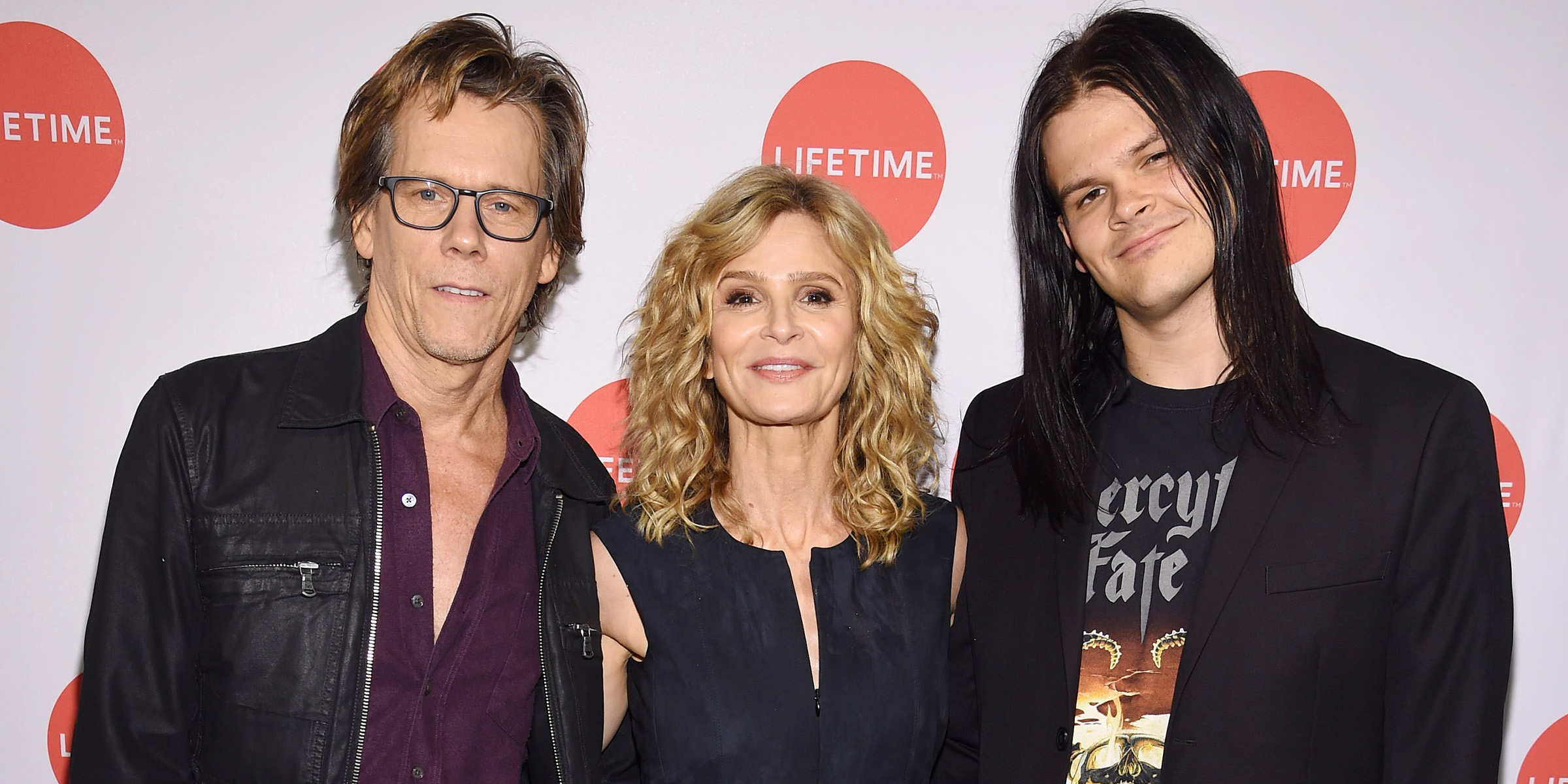 Kevin Bacon, Kyra Sedgwick, and Travis Bacon | Source: Getty Images