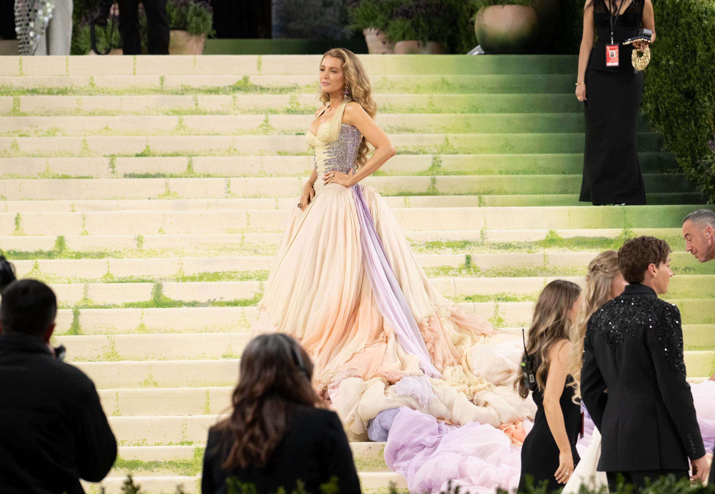 Blake Lively attends The 2026 Met Gala celebrating "Costume Art" at Metropolitan Museum of Art on May 4, 2026 in New York City. | Source: Getty Images