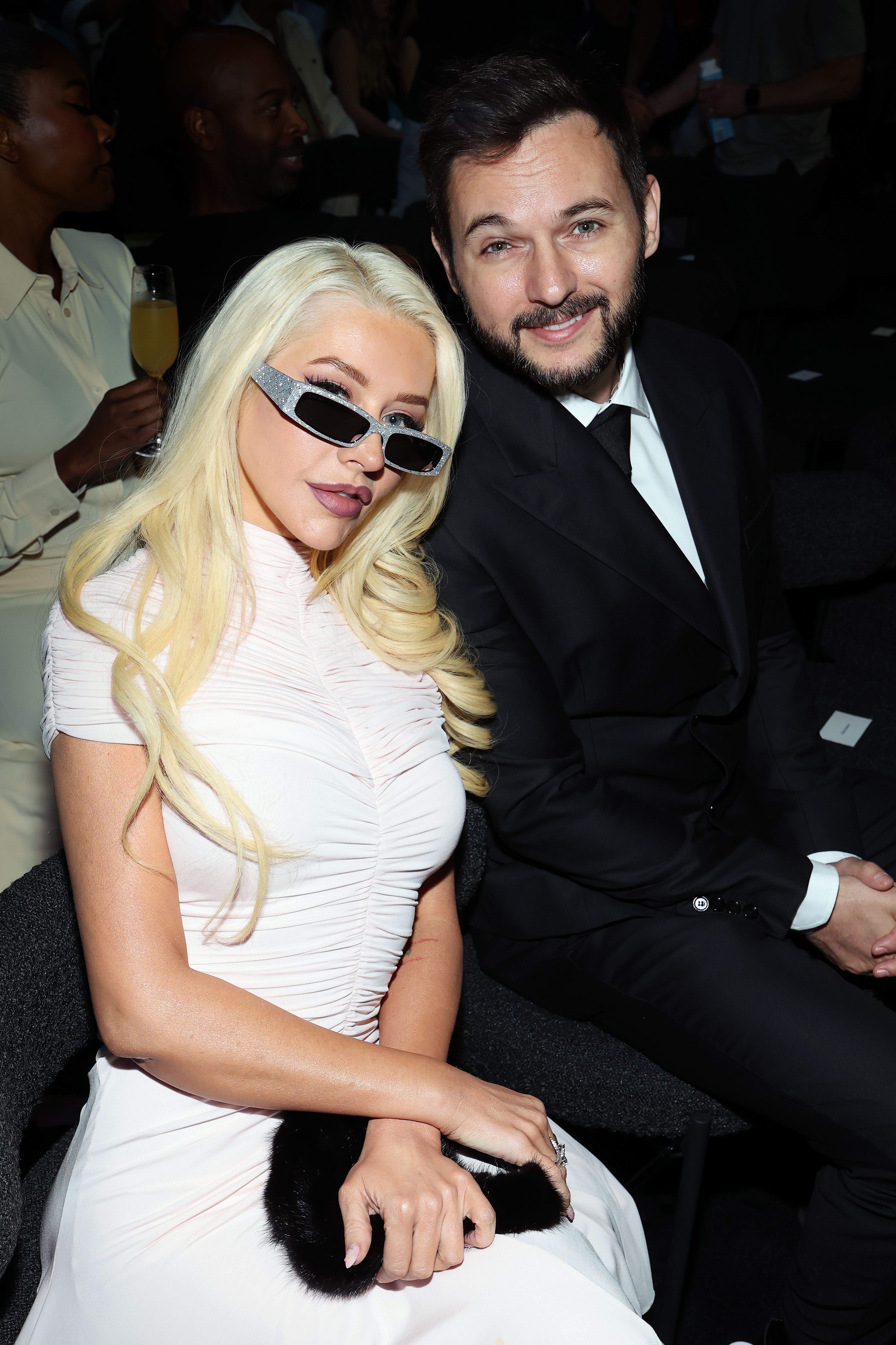 Christina Aguilera and Matthew Rutler attend Airbnb 2025 Summer Release on May 13, 2025, in Los Angeles, California. | Source: Getty Images