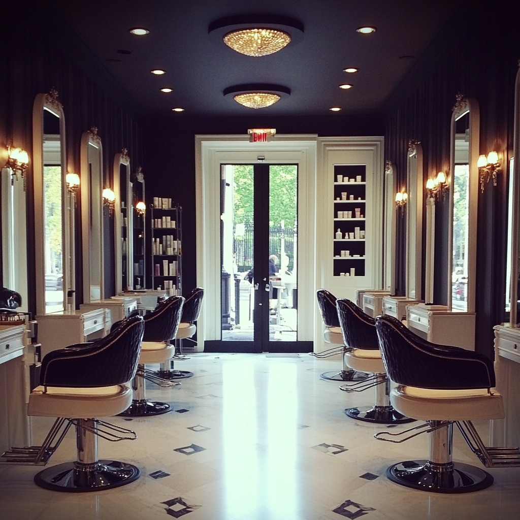 The interior of a salon | Source: Midjourney