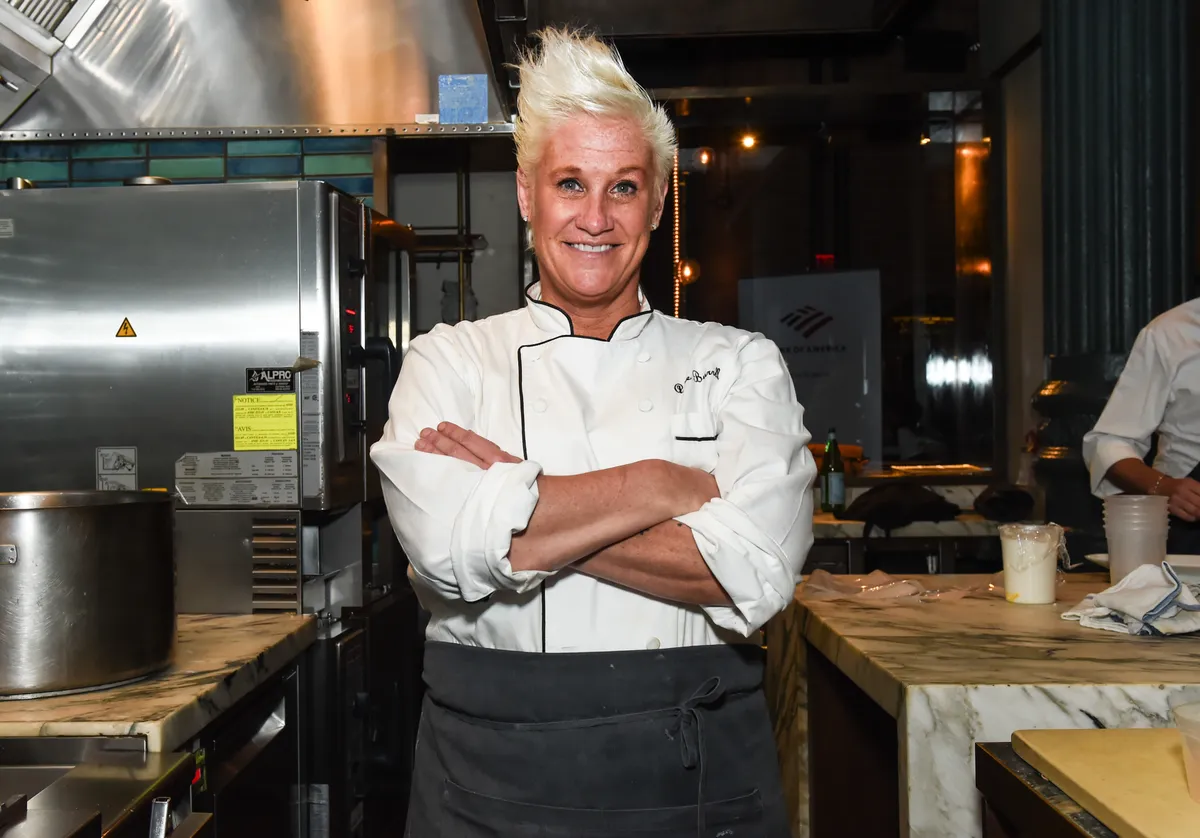 Chef Anne Burrell poses during the Food Network & Cooking Channel New York City Wine & Food Festival presented by Capital One - Dinner with Anne Burrell and Marc Murphy part of the Bank of America Dinner Series at Chefs Club on October 10, 2019, in New York City. | Source: Getty Images