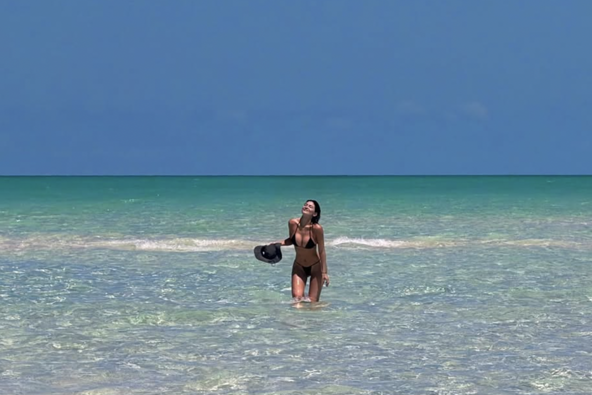 Kylie Jenner posing at the beach, posted on Instagram on March 29, 2026. | Source: Instagram/kyliejenner