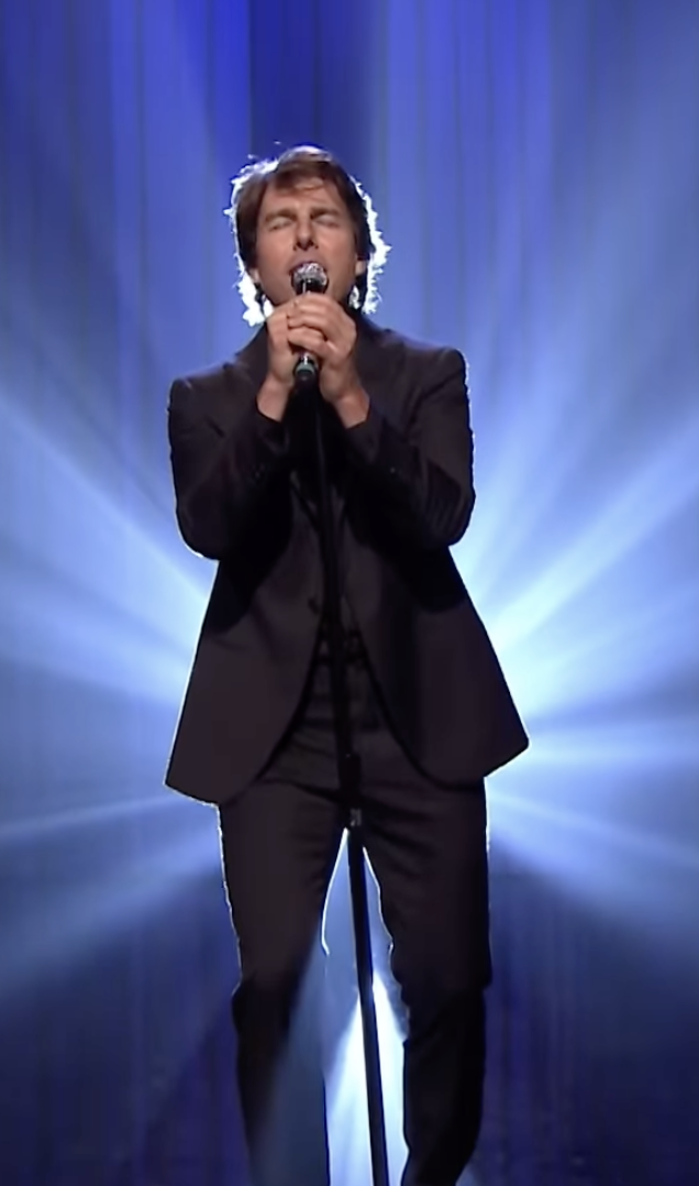 Tom Cruise lip syncs "Can't Feel My Face" by The Weeknd on "The Tonight Show Starring Jimmy Fallon," aired on July 27, 2015 | Source: Instagram/fallontonight