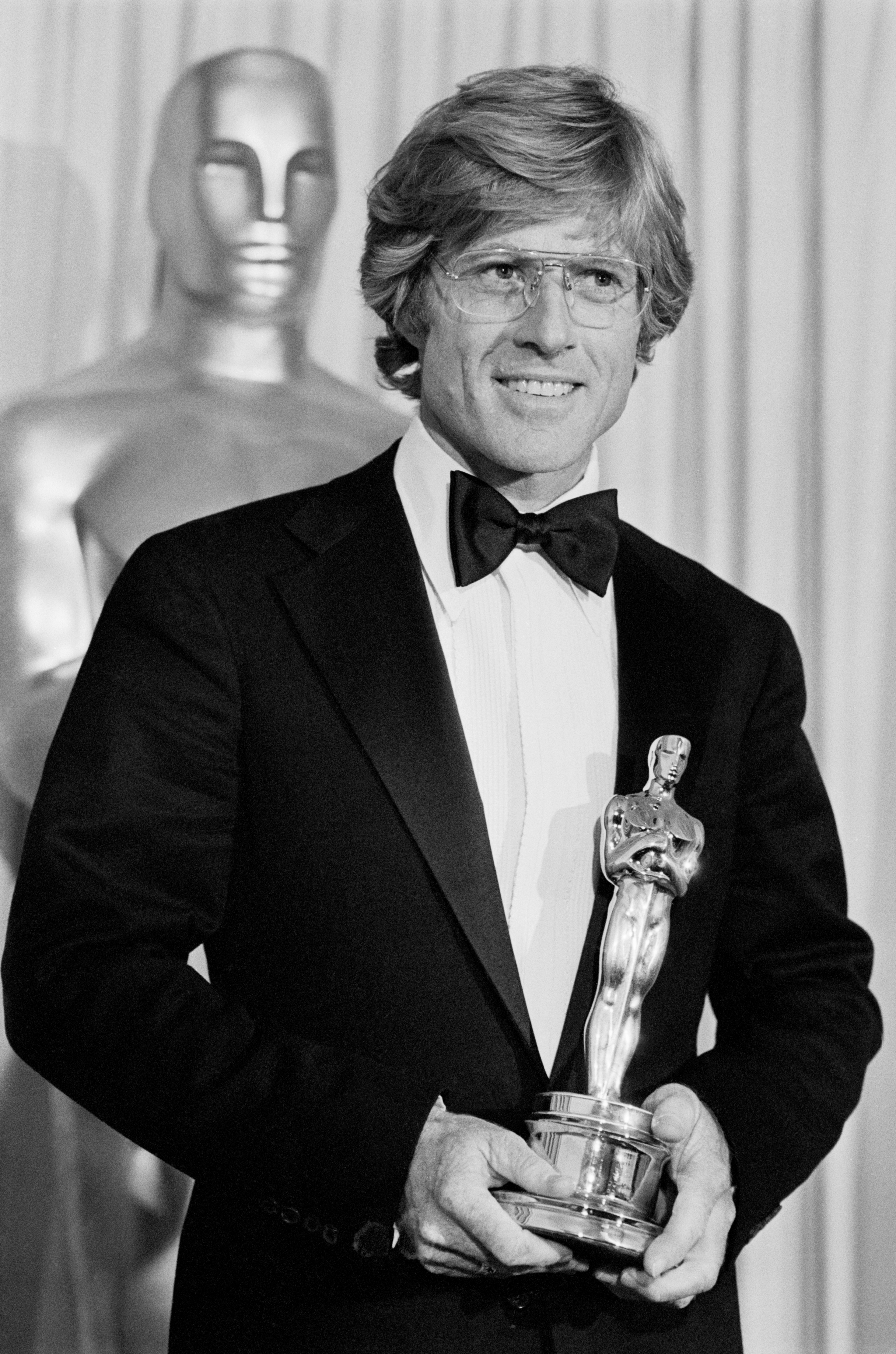 Robert Redford with his Oscar for Best Director, circa 1981 | Source: Getty Images