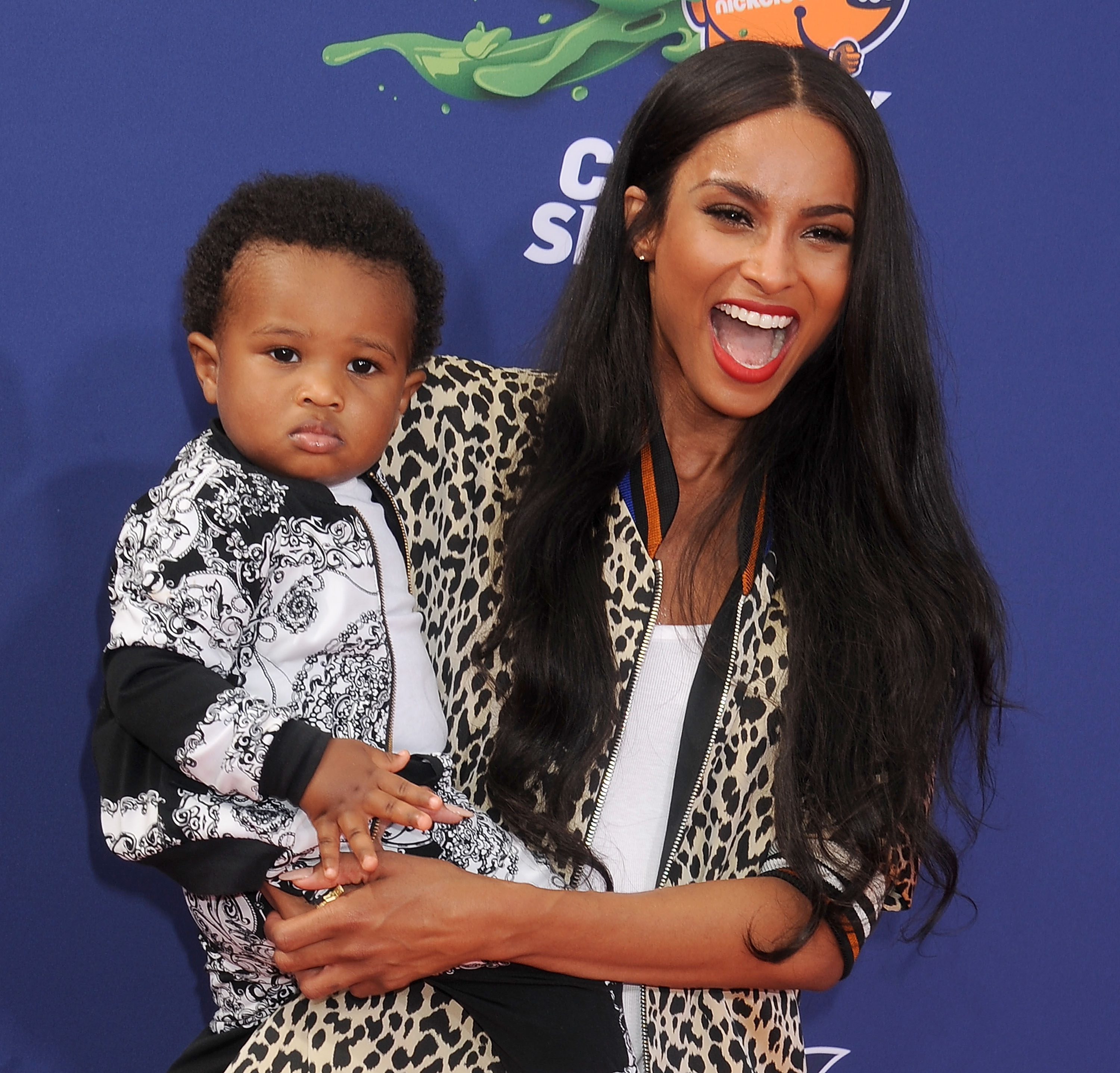 Ciara and son Future Zahir Wilburn arrive at the Nickelodeon Kids' Choice Sports Awards 2015 at UCLA's Pauley Pavilion on July 16, 2015 in Westwood, California | Source: Getty Images