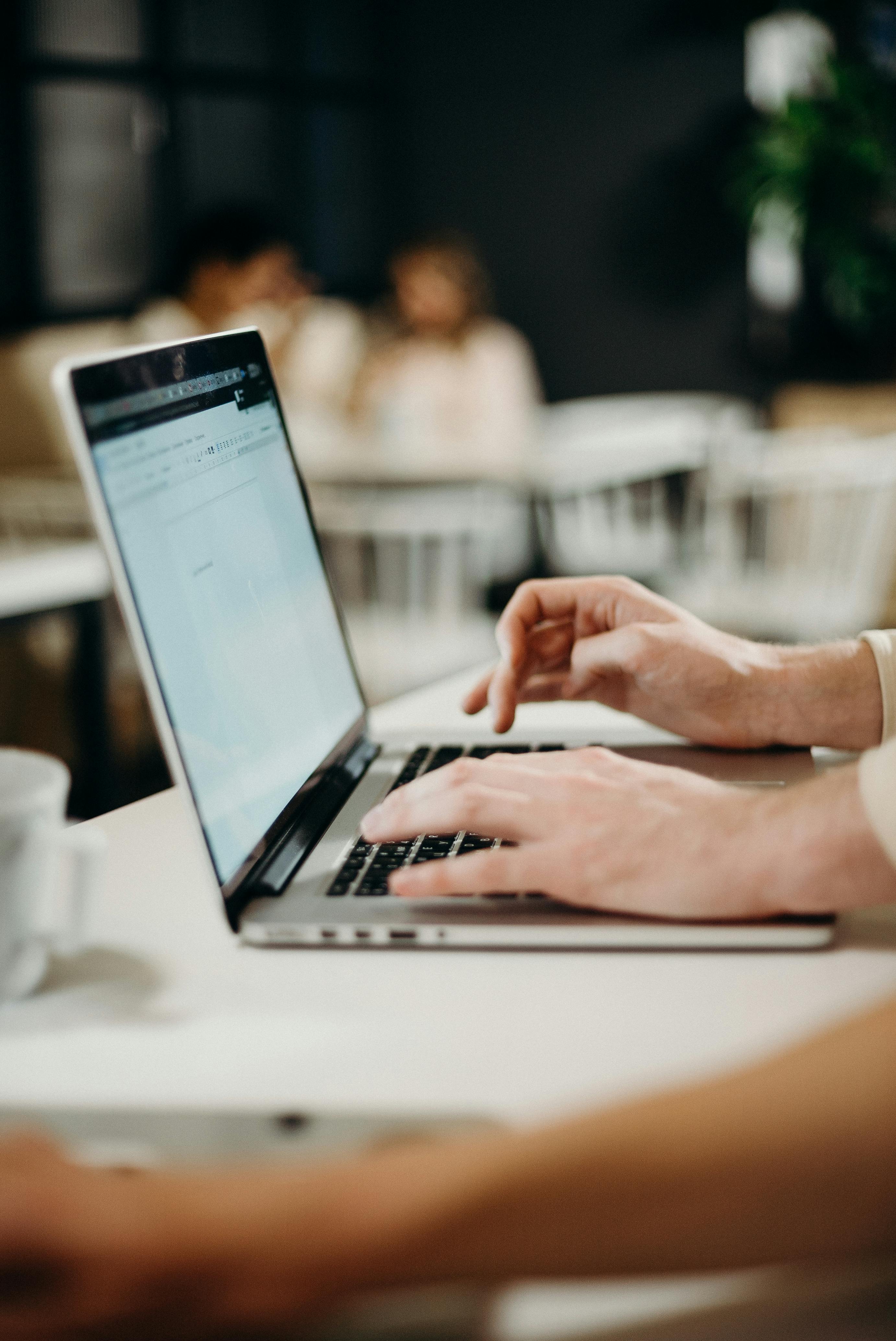A person using a laptop | Source: Pexels