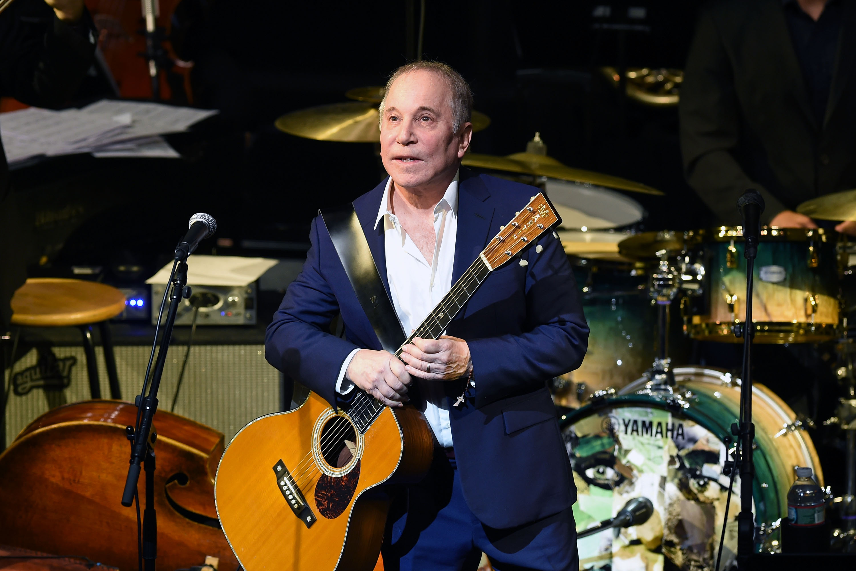 Paul Simon performs onstage during The Nearness Of You Benefit Concert at Frederick P. Rose Hall, Jazz at Lincoln Center on January 20, 2015, in New York City. | Source: Getty Images