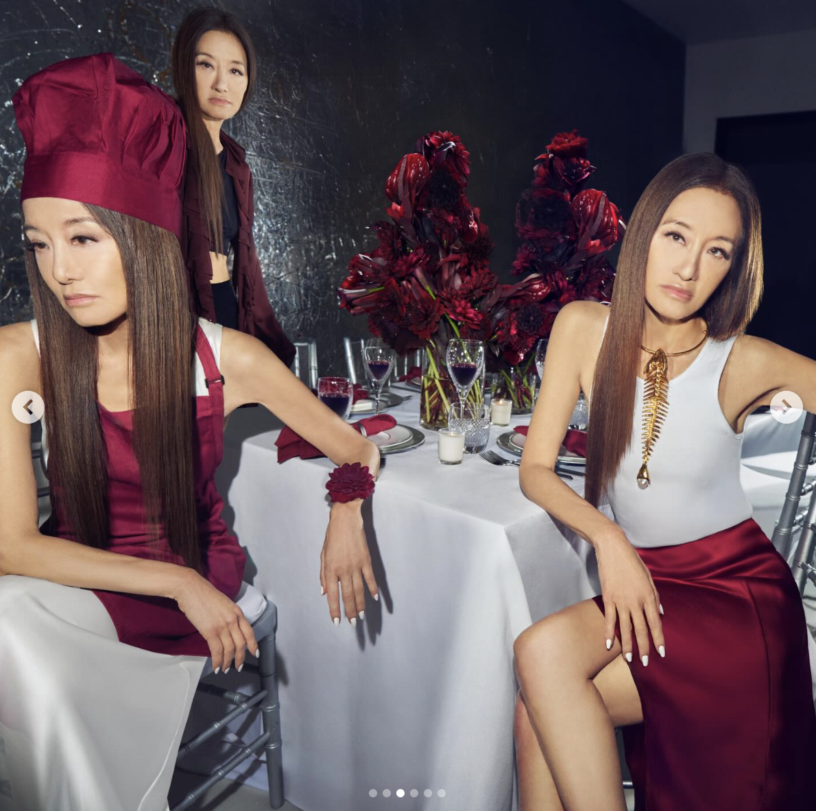 Another set of photos posted by Vera Wang during Thanksgiving, posted on November 27, 2025. | Source: Instagram/verawang