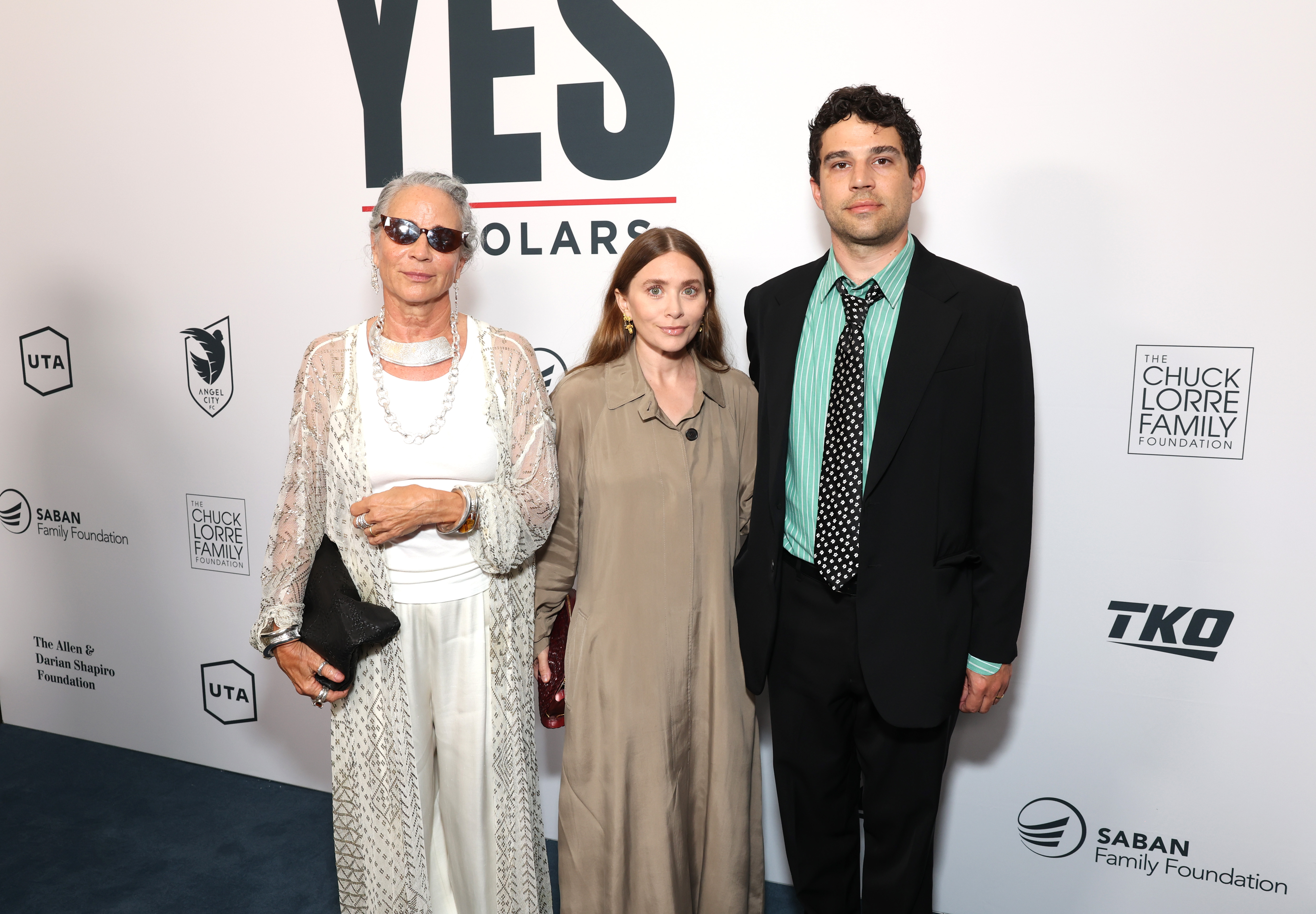 Lisa Eisner, Ashley Olsen, and Louis Eisner attend YES Scholars 25th Anniversary Gala on September 4, 2025 | Source: Getty Images