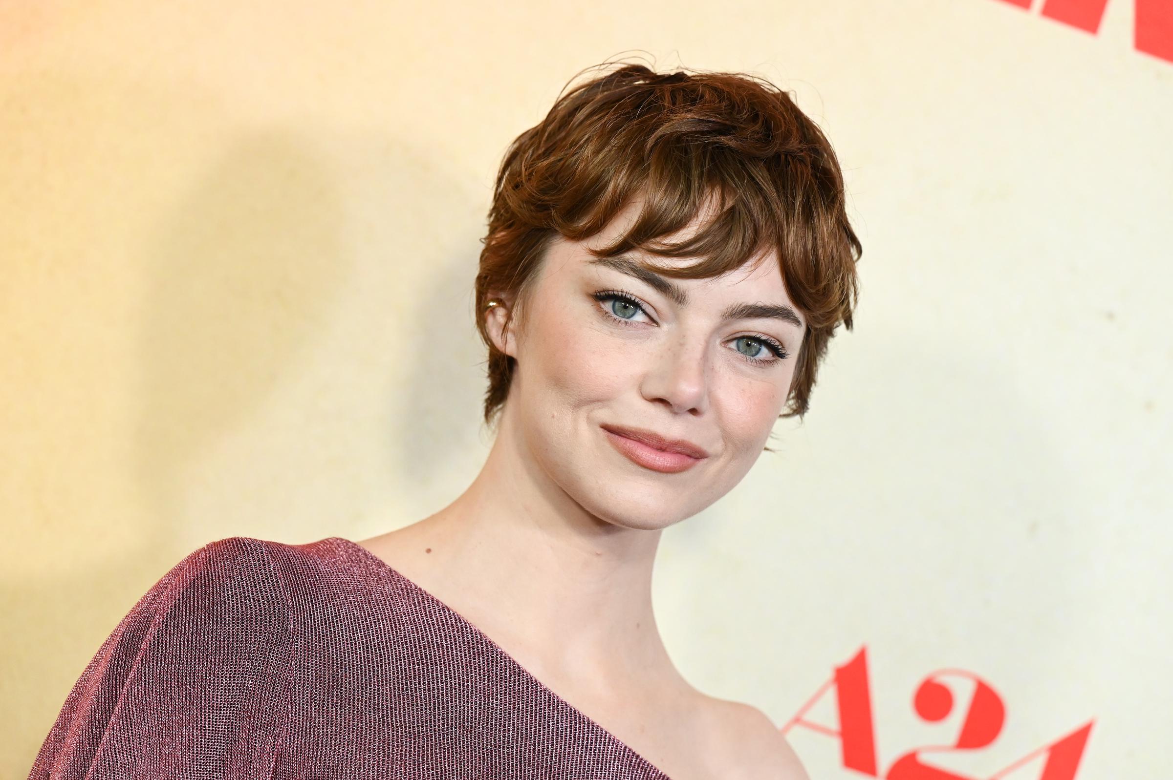 Emma Stone attends the Los Angeles premiere of A24's "Eddington" at DGA Theater Complex on June 26, 2025, in Los Angeles, California. | Source: Getty Images