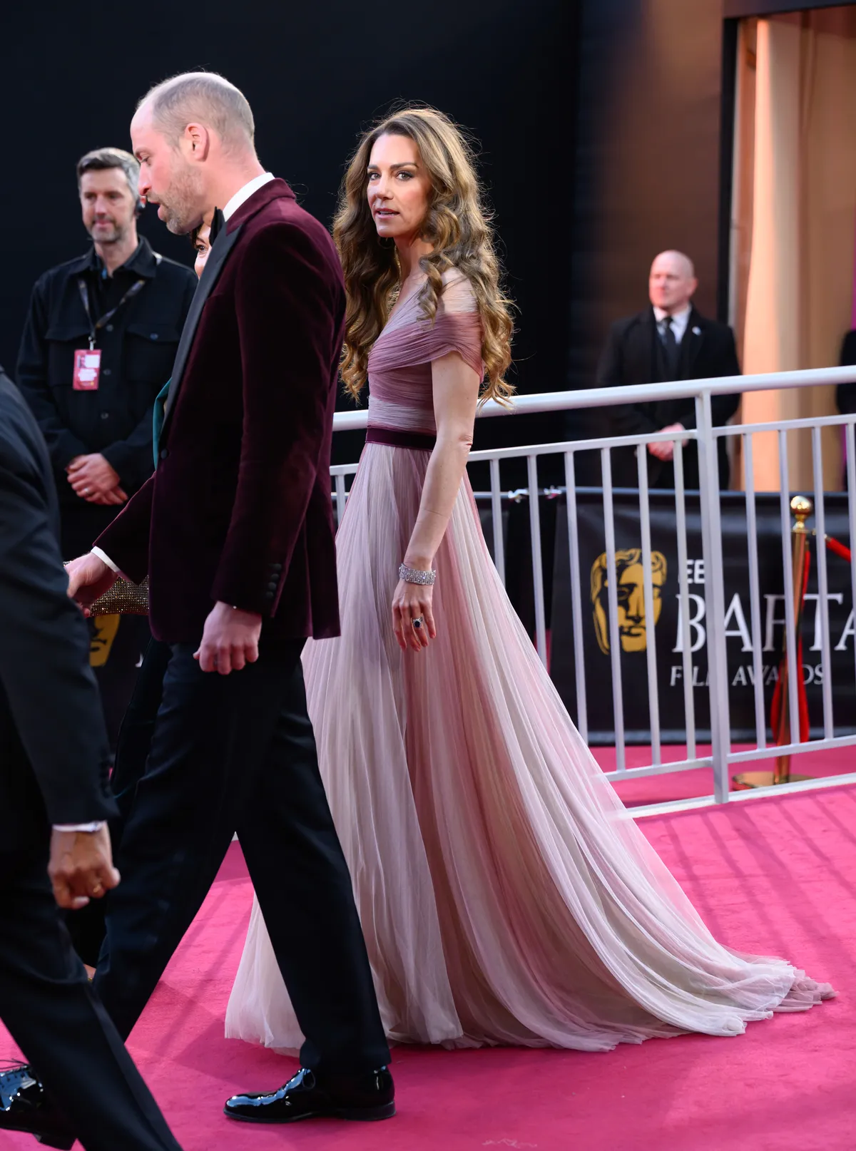 Prince William, Prince of Wales, and Catherine, Princess of Wales arrive for the BAFTA Film Awards 2026, at the Royal Festival Hall, Southbank Centre, on February 22, 2026 in London, England. | Source: Getty Images