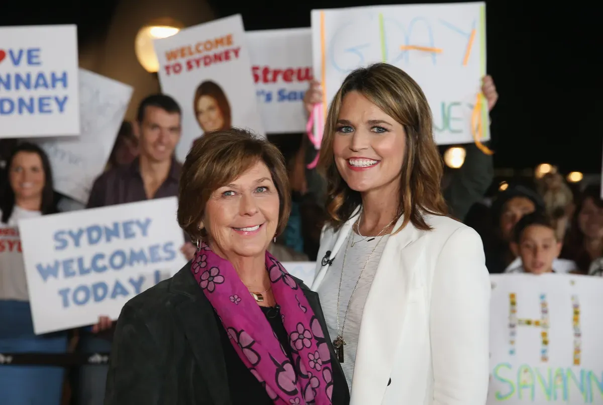Savannah Guthrie with her mother, Nancy Guthrie, at the Sydney Opera House in Australia, on May 4, 2015 | Source: Getty Images