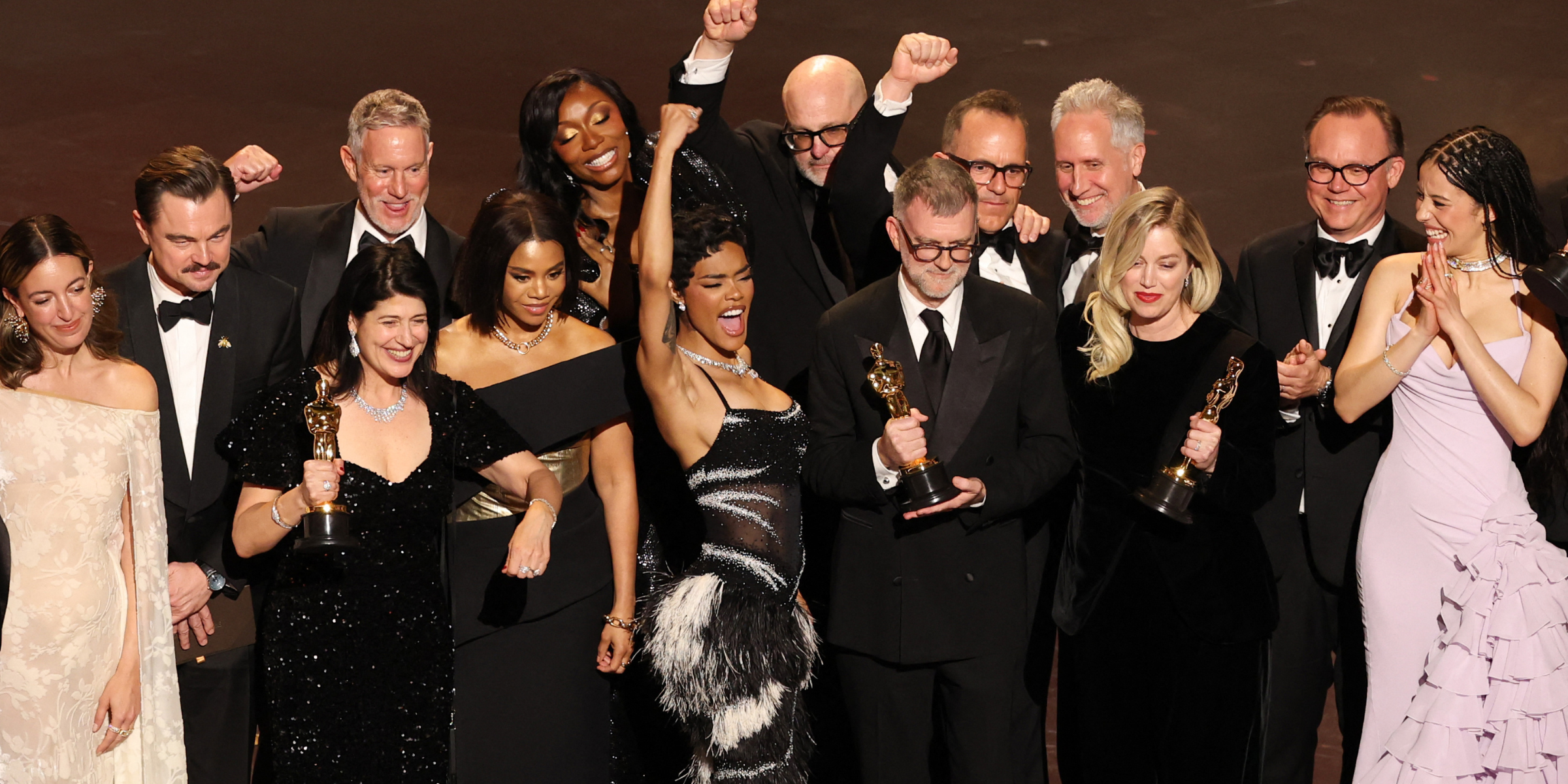 The cast and crew of "One Battle After Another" | Source: Getty Images