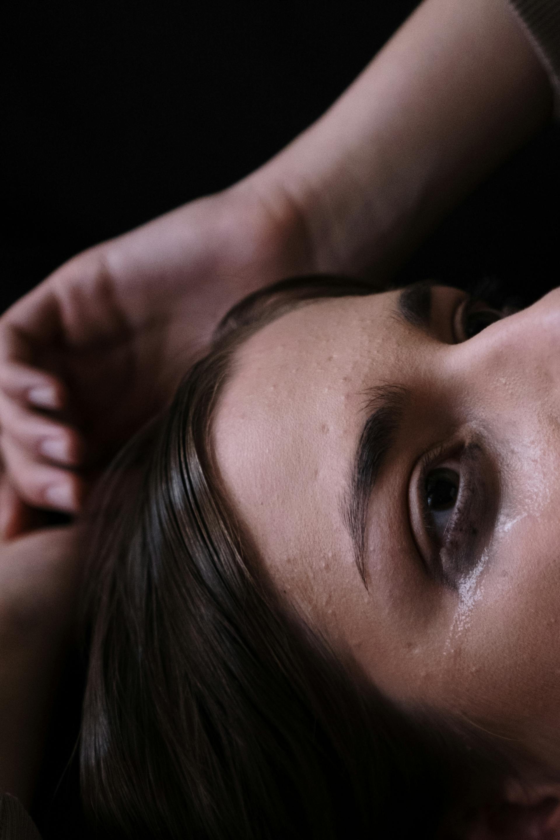 Close-up of a woman crying | Source: Pexels