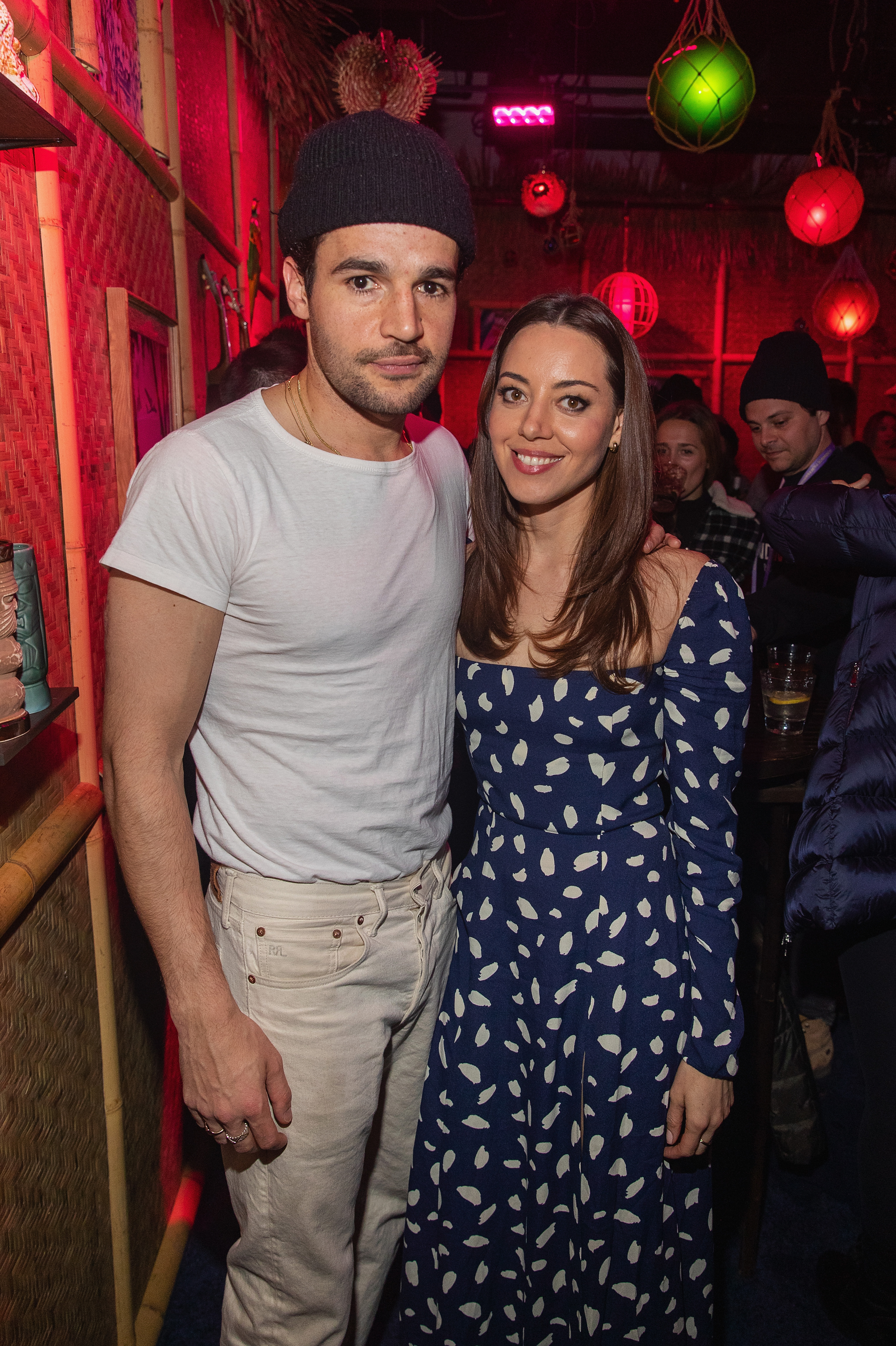Christopher Abbott and Aubrey Plaza attend the "Black Bear" Premiere party at the Audible Speakeasy on January 24, 2020 in Park City, Utah. | Source: Getty Images