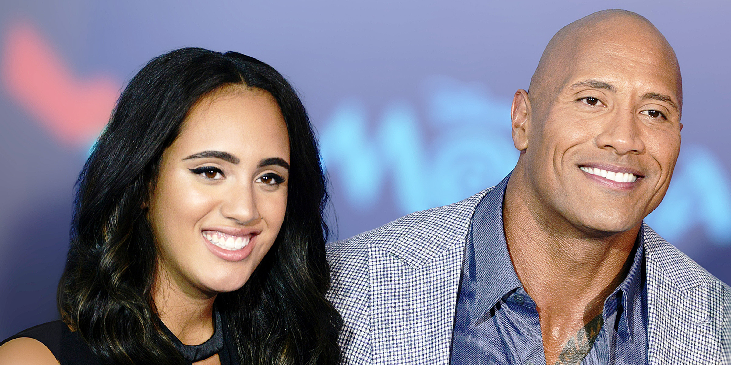 Ava Simone Johnson and Dwayne Johnson | Source: Getty Images
