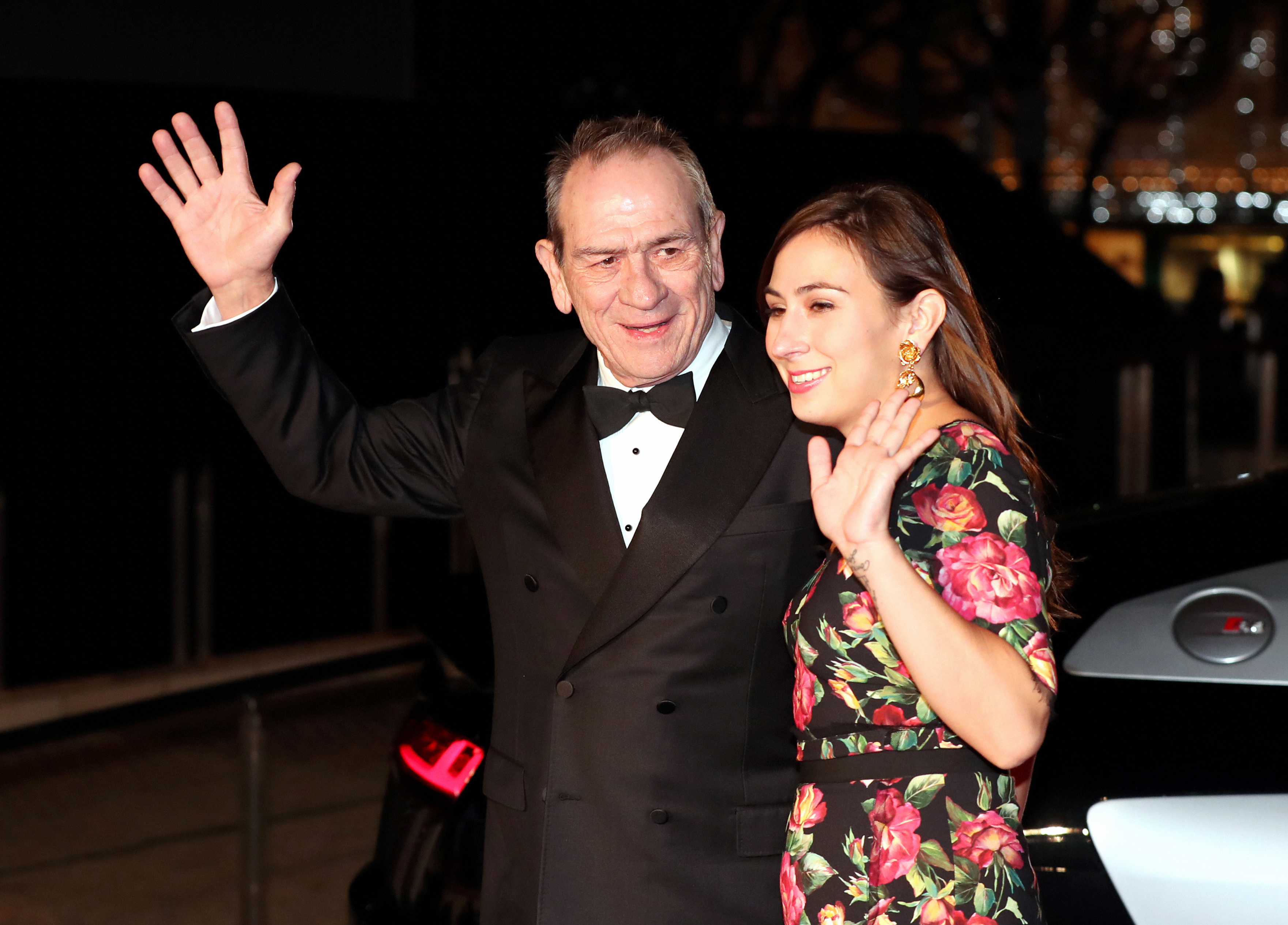 Tommy Lee Jones and Victoria Jones during the red carpet of the 30th Tokyo International Film Festival at Roppongi Hills on October 25, 2017 in Tokyo, Japan. | Source: Getty Images
