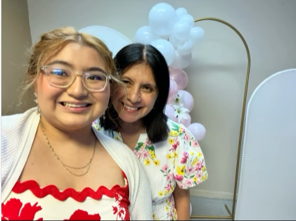 A screengrab of Maria Isidro and one of her daughters in a post shared on June 14, 2025. | Source: Instagram/daniella.isidro