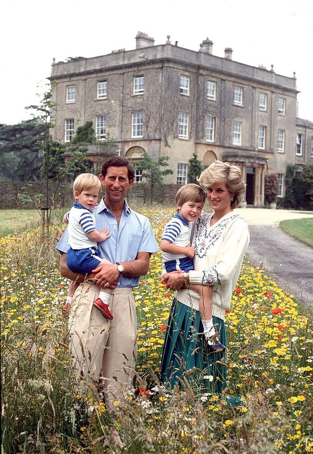 King Charles and Princess Diana with their sons, Prince Harry and Prince William | Source: Getty Images