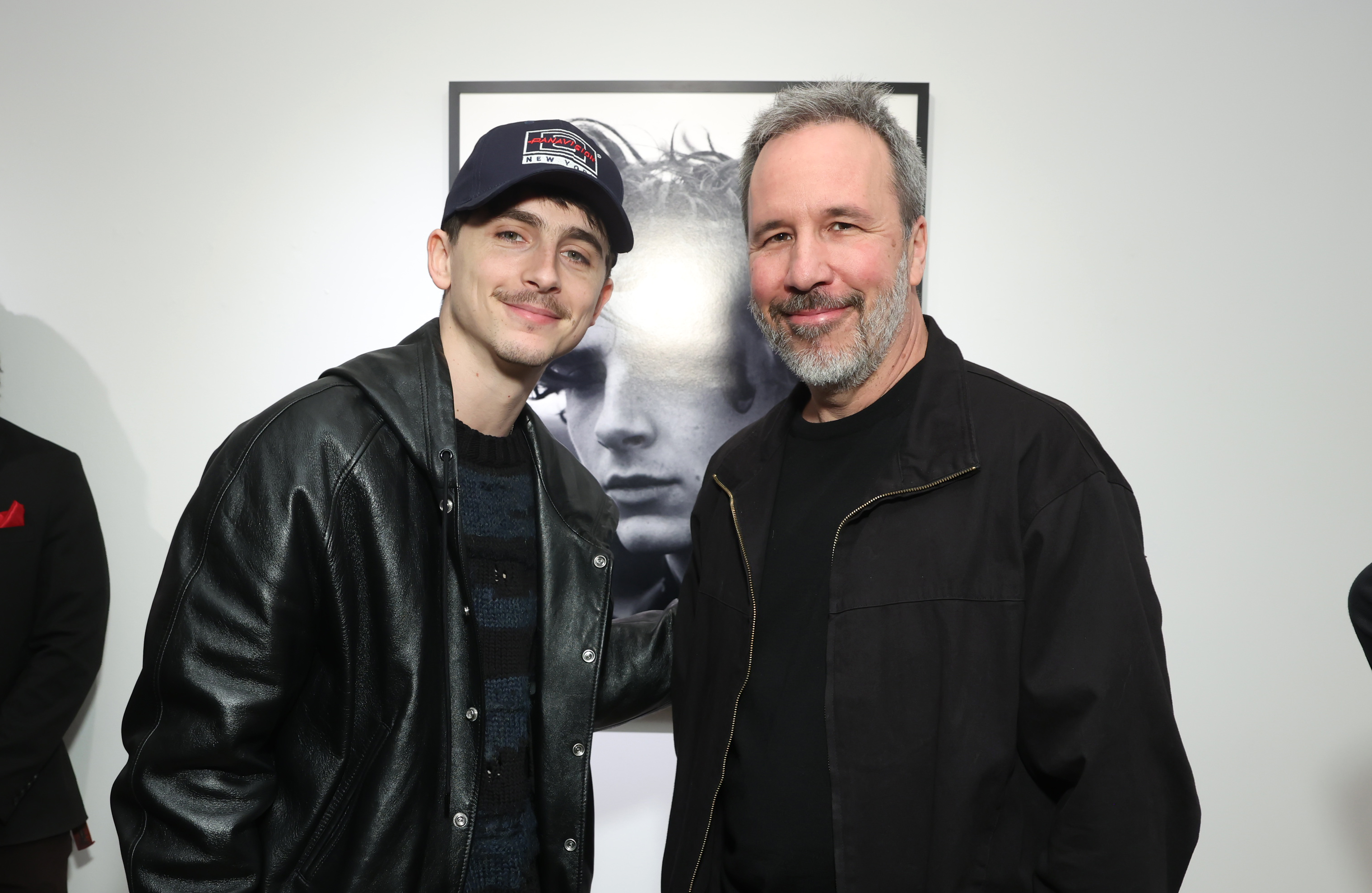 Timothée Chalamet and Denis Villeneuve seen at Opening Night Celebration for Greig Fraser and Josh Brolin’s DUNE: EXPOSURES featuring art from Denis Villeneuve’s DUNE: PART TWO at Leica Gallery February 10, 2025, in Los Angeles, California. | Source: Getty Images