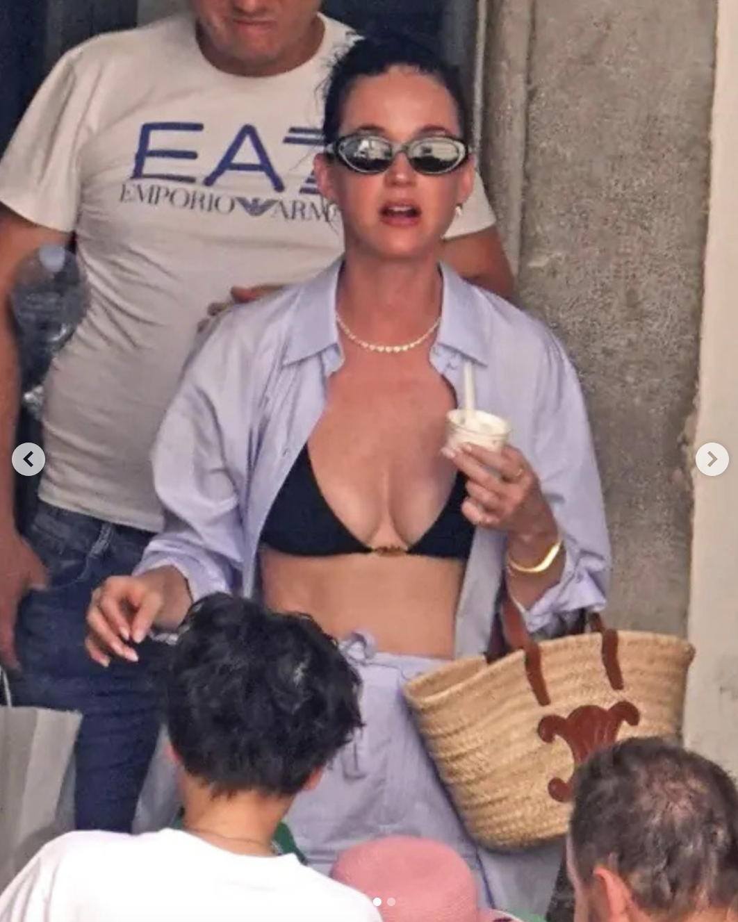 Katy Perry out in Capri, posted on July 7, 2025 | Source: Instagram/pagesix