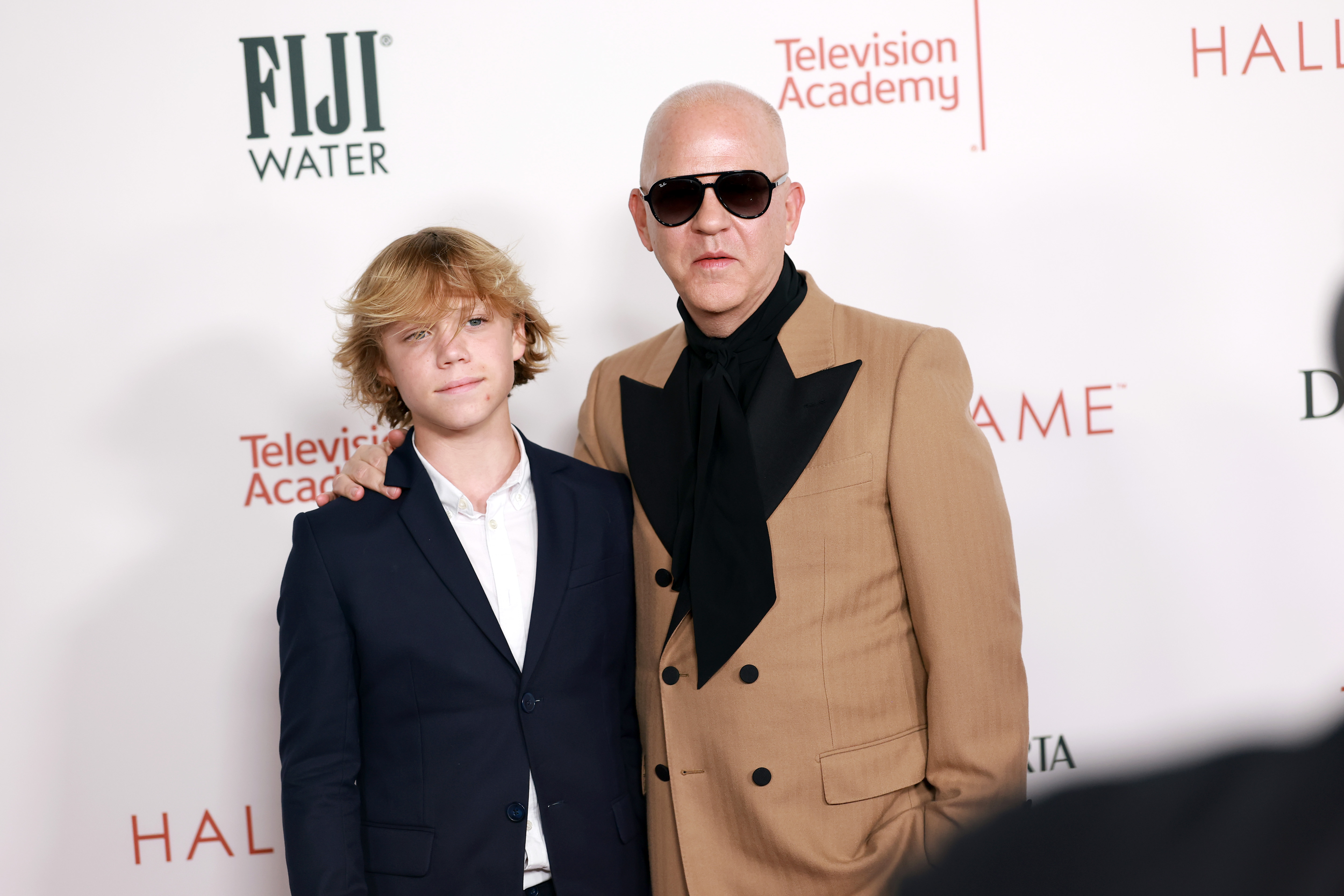 Logan Phineas Miller Murphy and Ryan Murphy attend the Television Academy's 27th Annual Hall of Fame Ceremony at JW Marriott LA Live on August 16, 2025, in Los Angeles, California. | Source: Getty Images