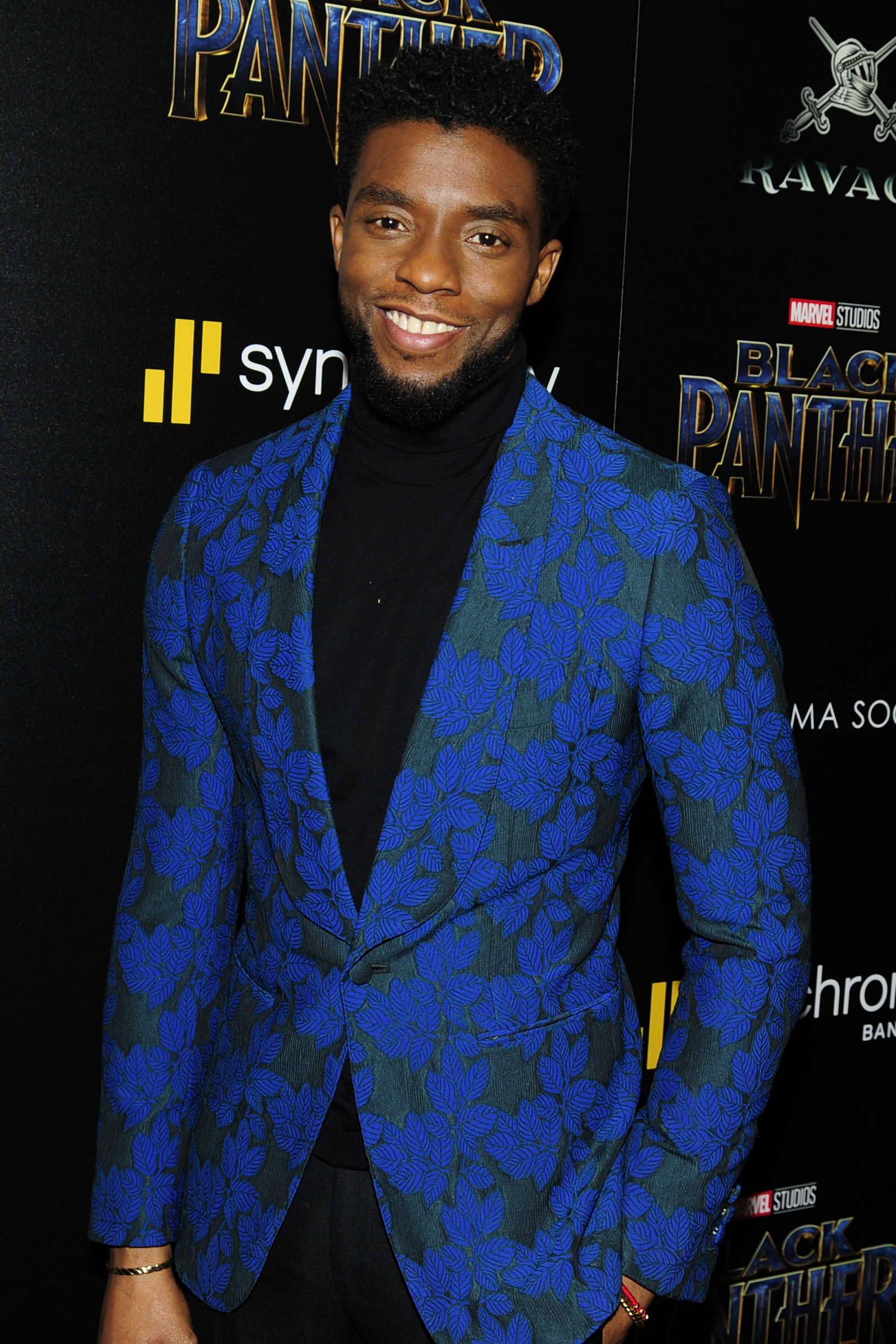 Chadwick Boseman attends The Cinema Society with Ravage Wines & Synchrony, hosting a screening of Marvel Studios' "Black Panther" at The Museum of Modern Art on February 13, 2018 in New York City. | Source: Getty Images