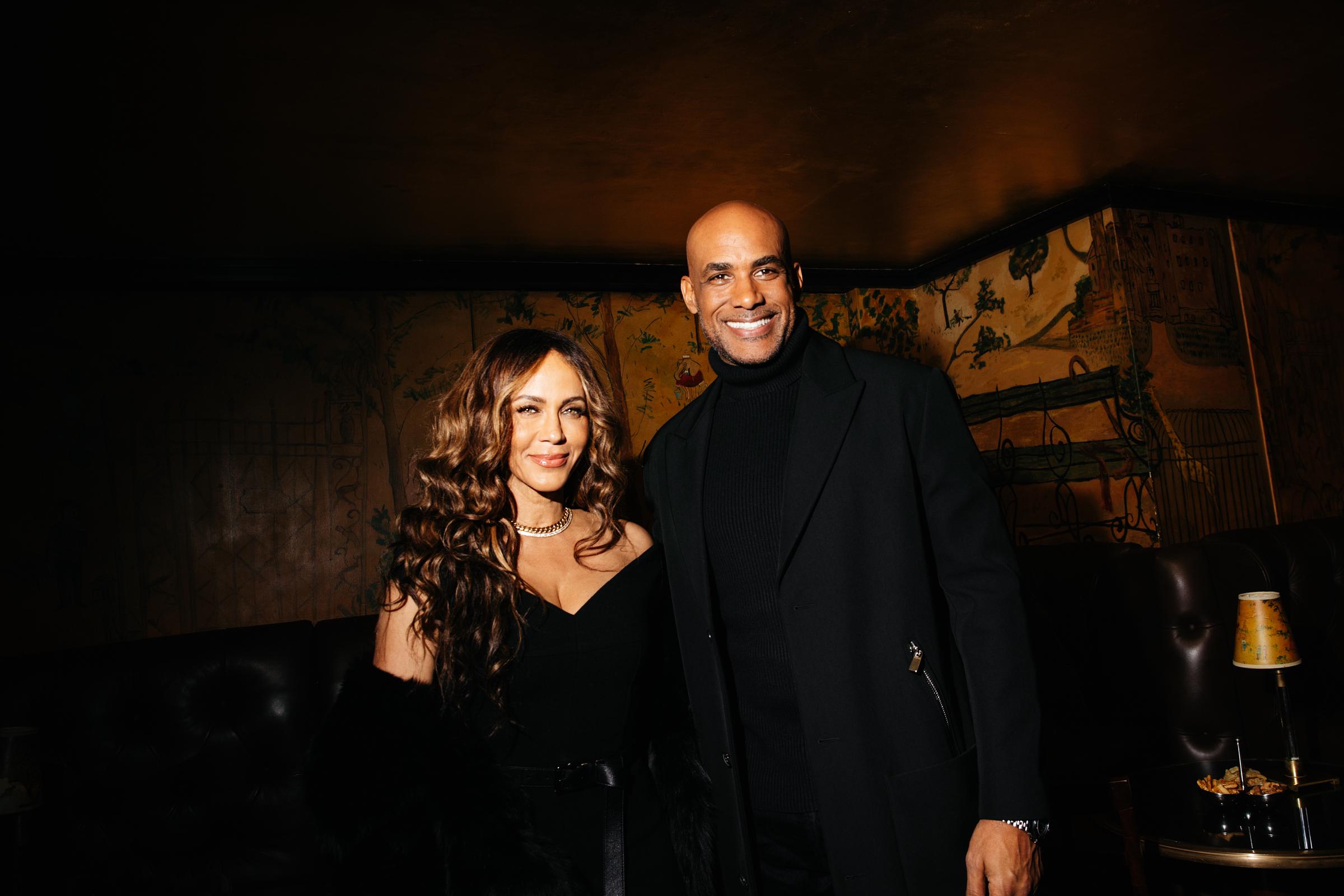 Nicole Ari Parker and Boris Kodjoe at Michael Kors Cocktail Party at Bemelmans Bar on February 3, 2025, in New York City. | Source: Getty Images