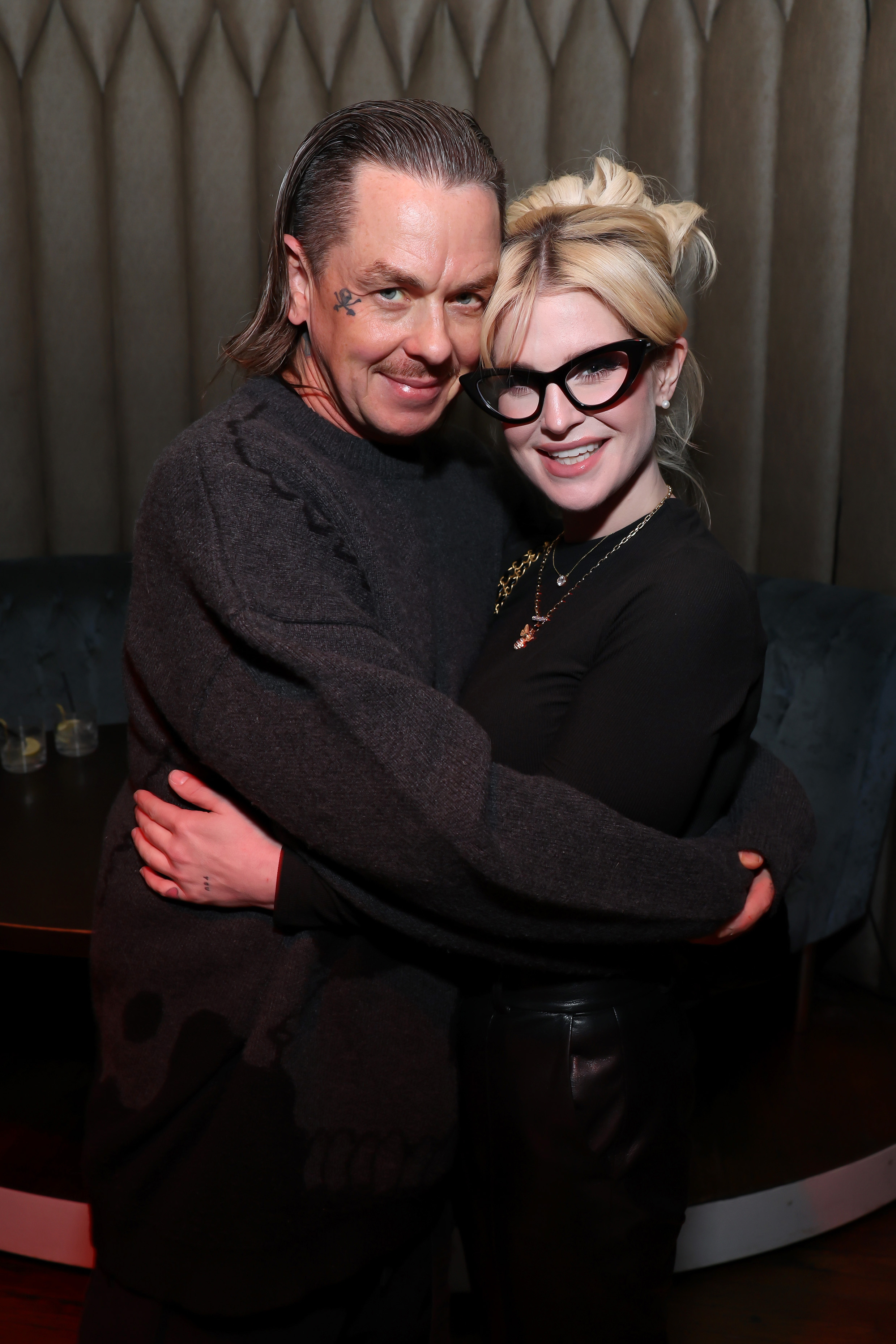 Sid Wilson and Kelly Osbourne attend Matt Mathews' Celebration of Boujee On A Budget Tour with Live Nation at The Peppermint Club on November 20, 2024 in Los Angeles, California. | Source: Getty Images