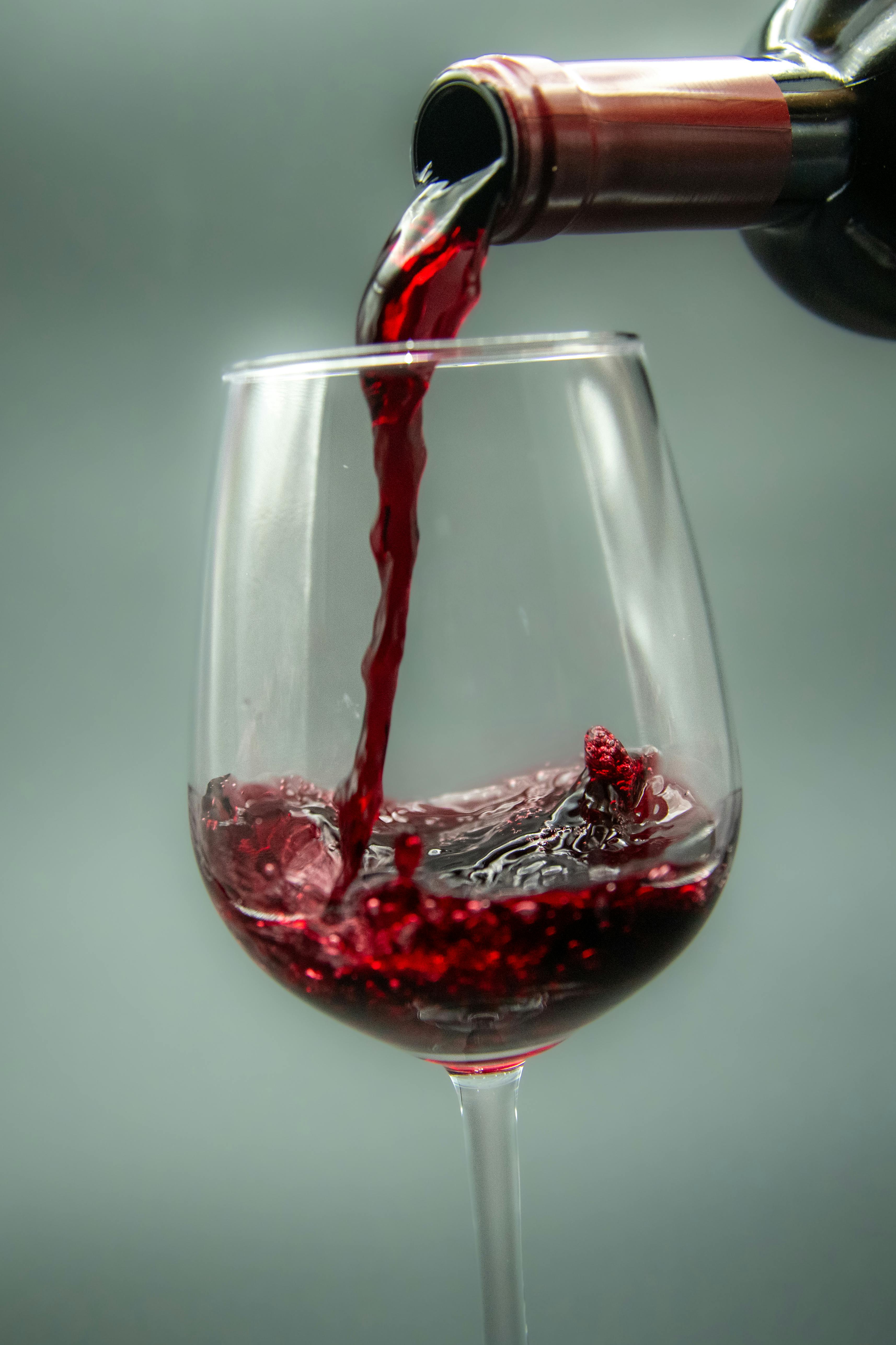 Red wine being poured | Source: Pexels