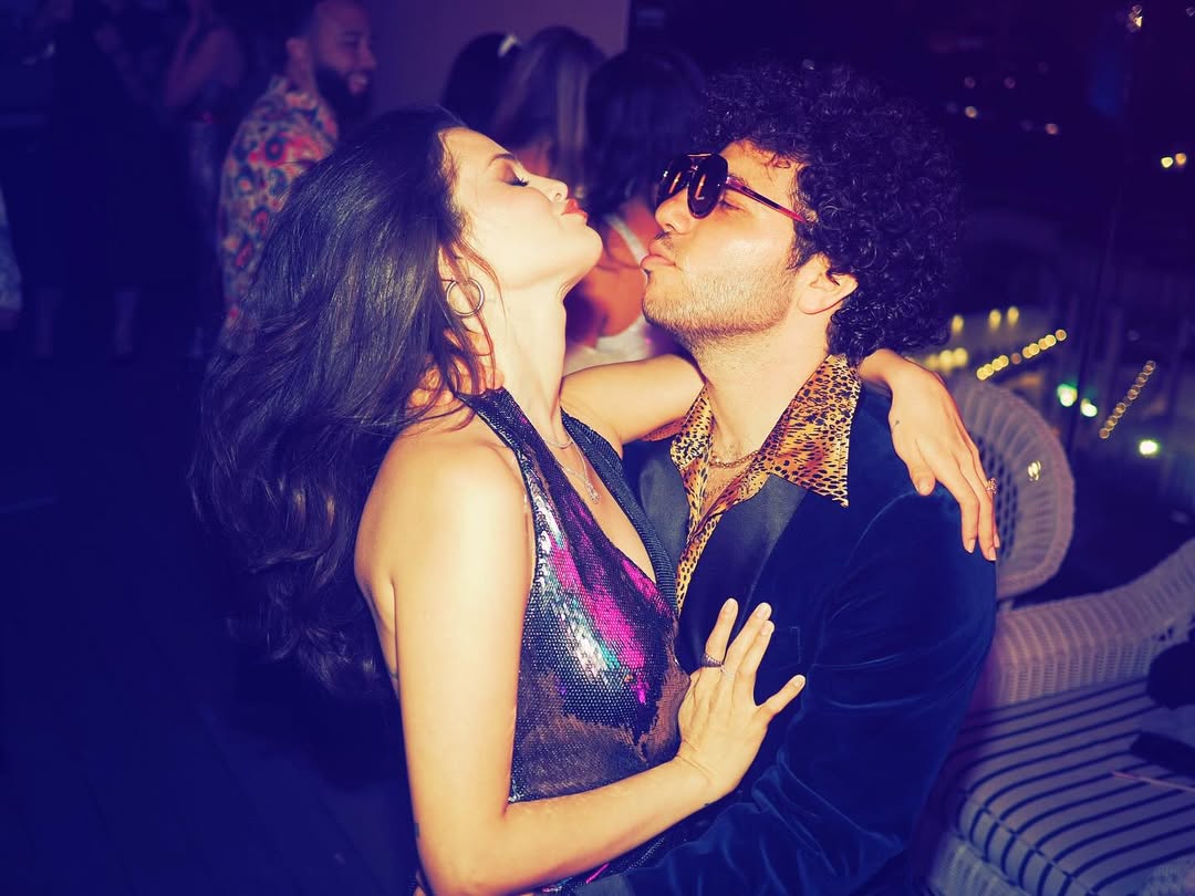 Selena Gomez and Benny Blanco are pictured in a post shared on July 20, 2025. | Source: Instagram/selenagomez