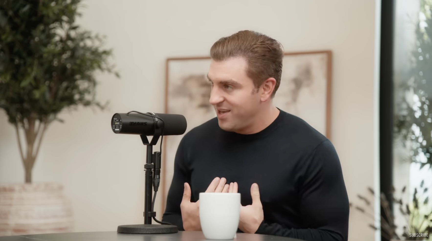Brian Chesky attends the "IMO" podcast with Michelle Obama and Craig Robinson, released May 21, 2025 | Source: YouTube/Michelle Obama