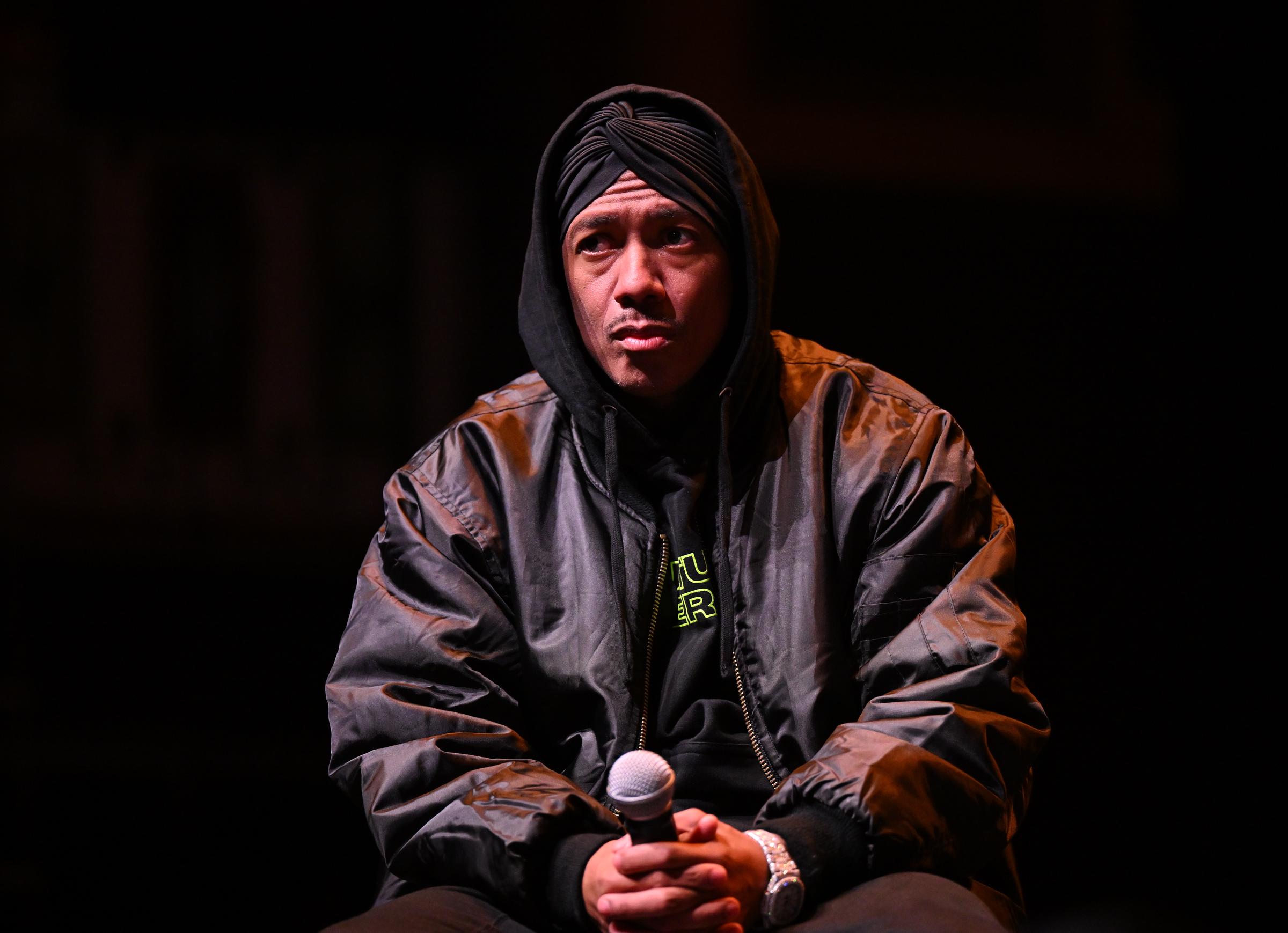 Nick Cannon speaks onstage during the Future Superstar tour at Tabernacle on March 18, 2023, in Atlanta, Georgia. | Source: Getty Images