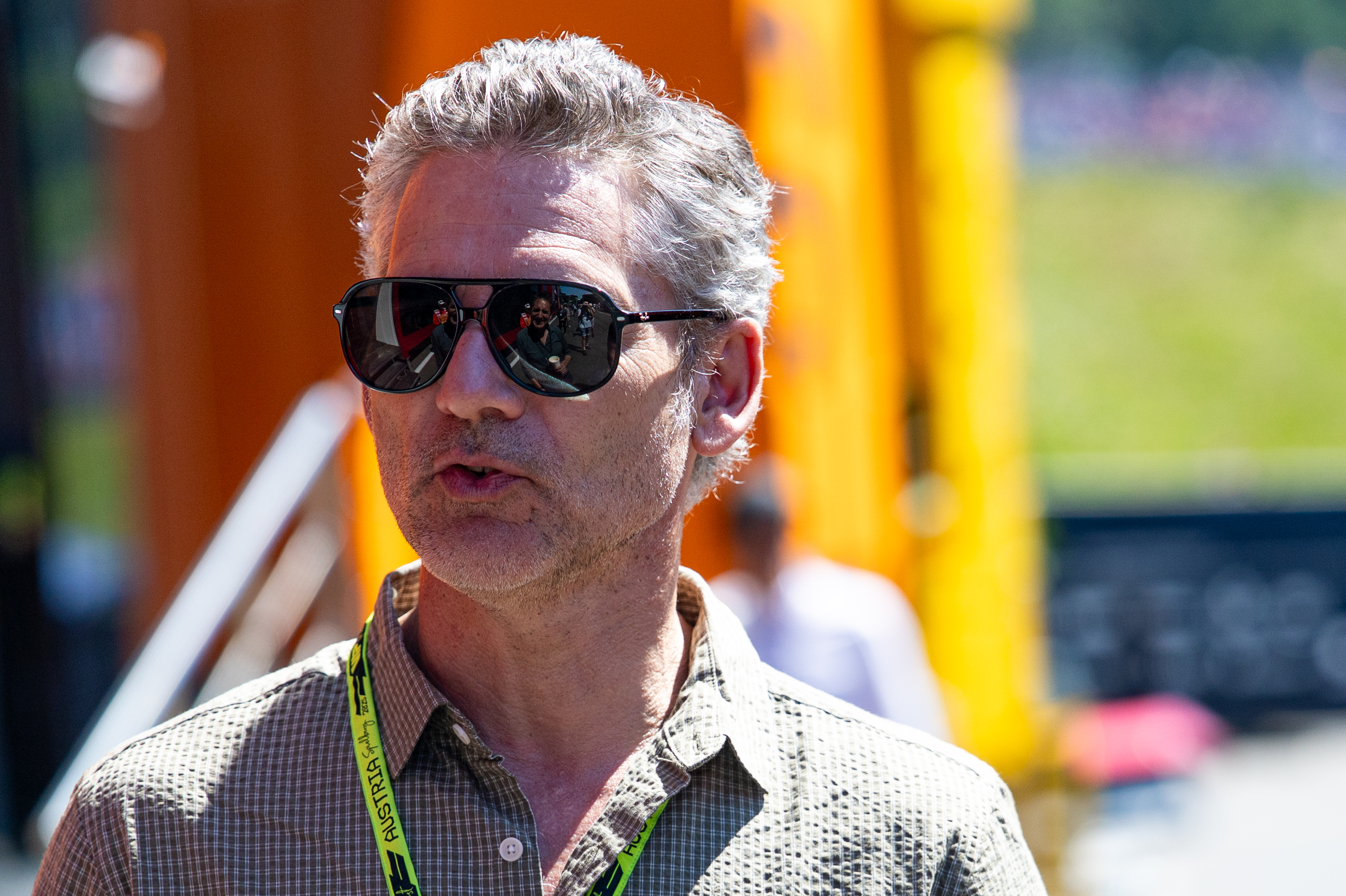 Australian actor Eric Bana looks on in the paddock during the F1 Grand Prix of Austria at Red Bull Ring on June 29, 2025 in Spielberg, Austria | Source: Getty Images