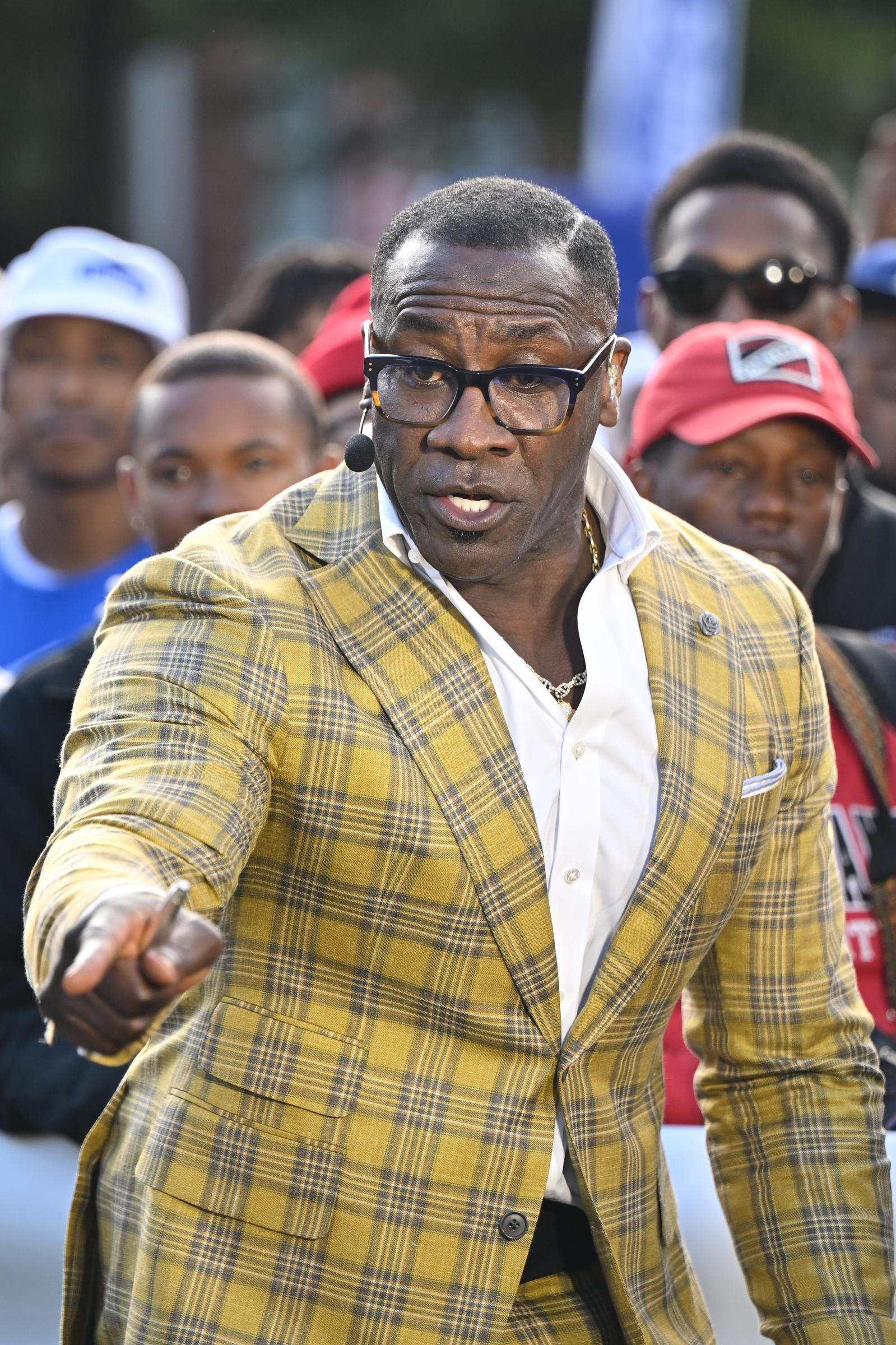 Shannon Sharpe attends ESPN First Take at Clark Atlanta University on November 8, 2024, in Atlanta, Georgia. | Source: Getty Images