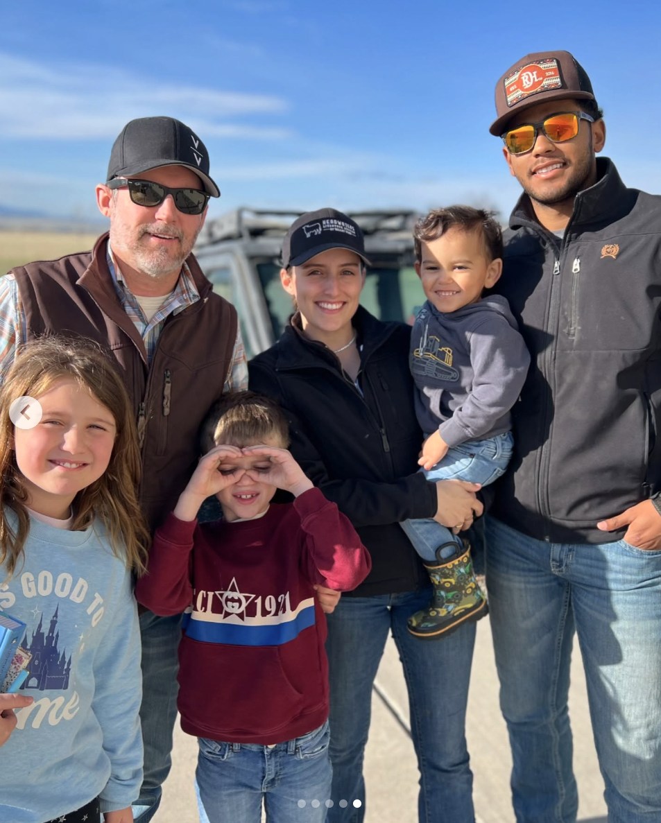 Brandon Blackstock with his daughter, Savannah, and her family. | Source: Instagram/savannahb_lee
