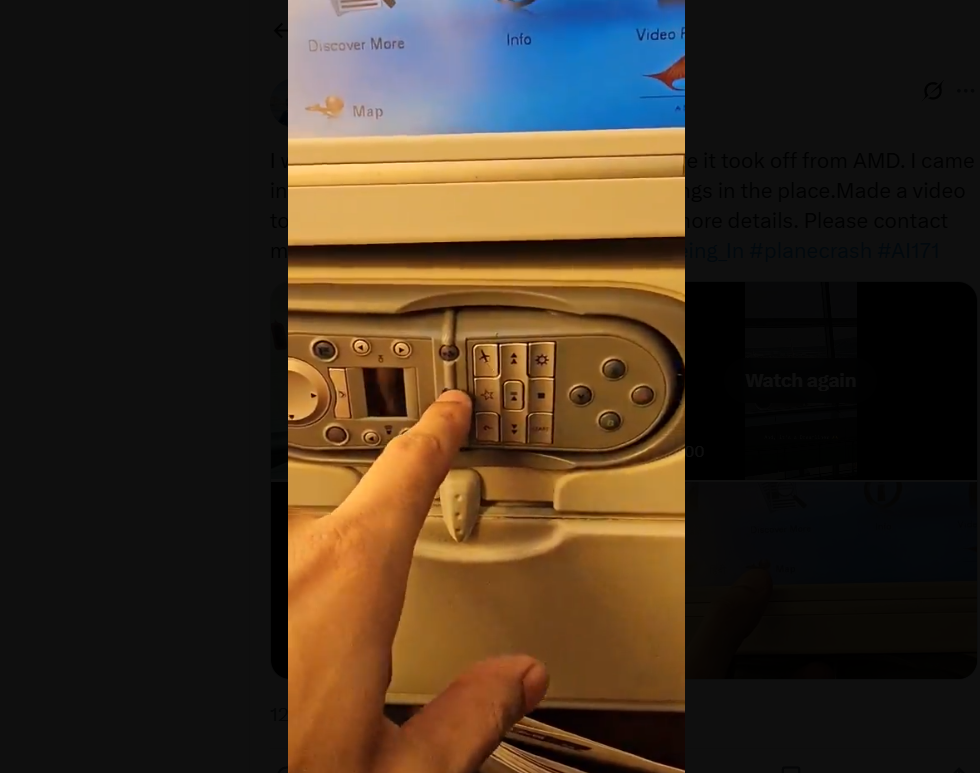 A screengrab of Akash Vasta's video posted June 12, 2025. | Source: X/akku92