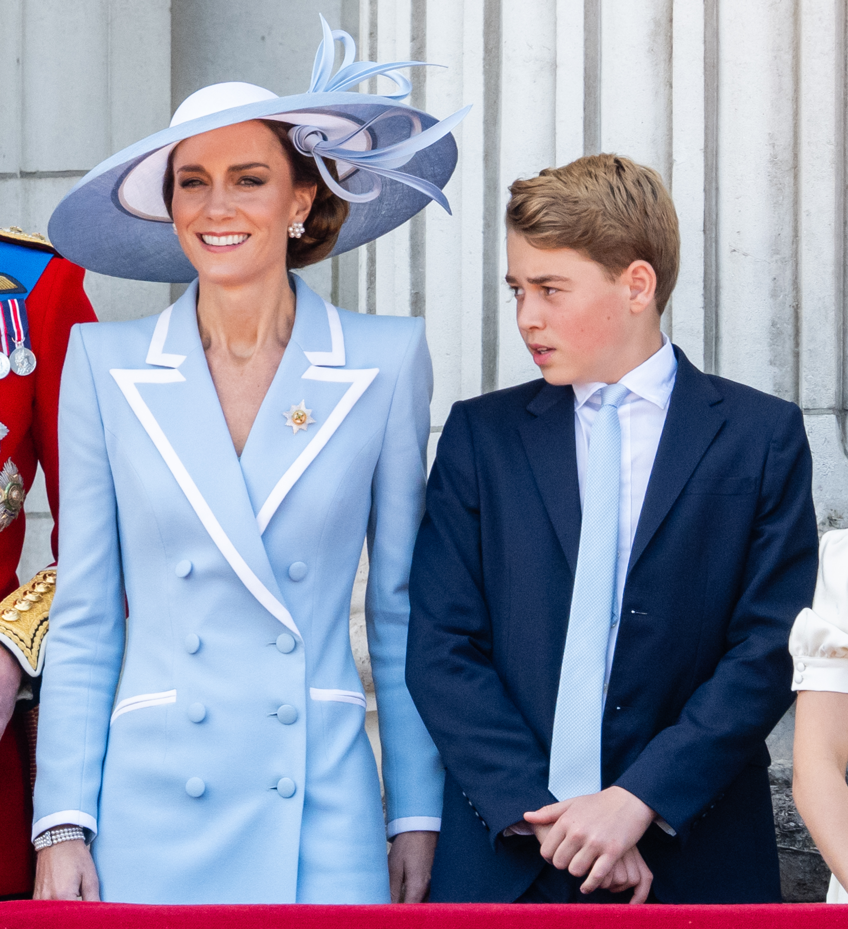 Catherine, Princess of Wales and Prince George of Wales on the balcony of Buckingham Palace during Trooping The Colour on June 13, 2026 in London, England. | Source: Getty Images