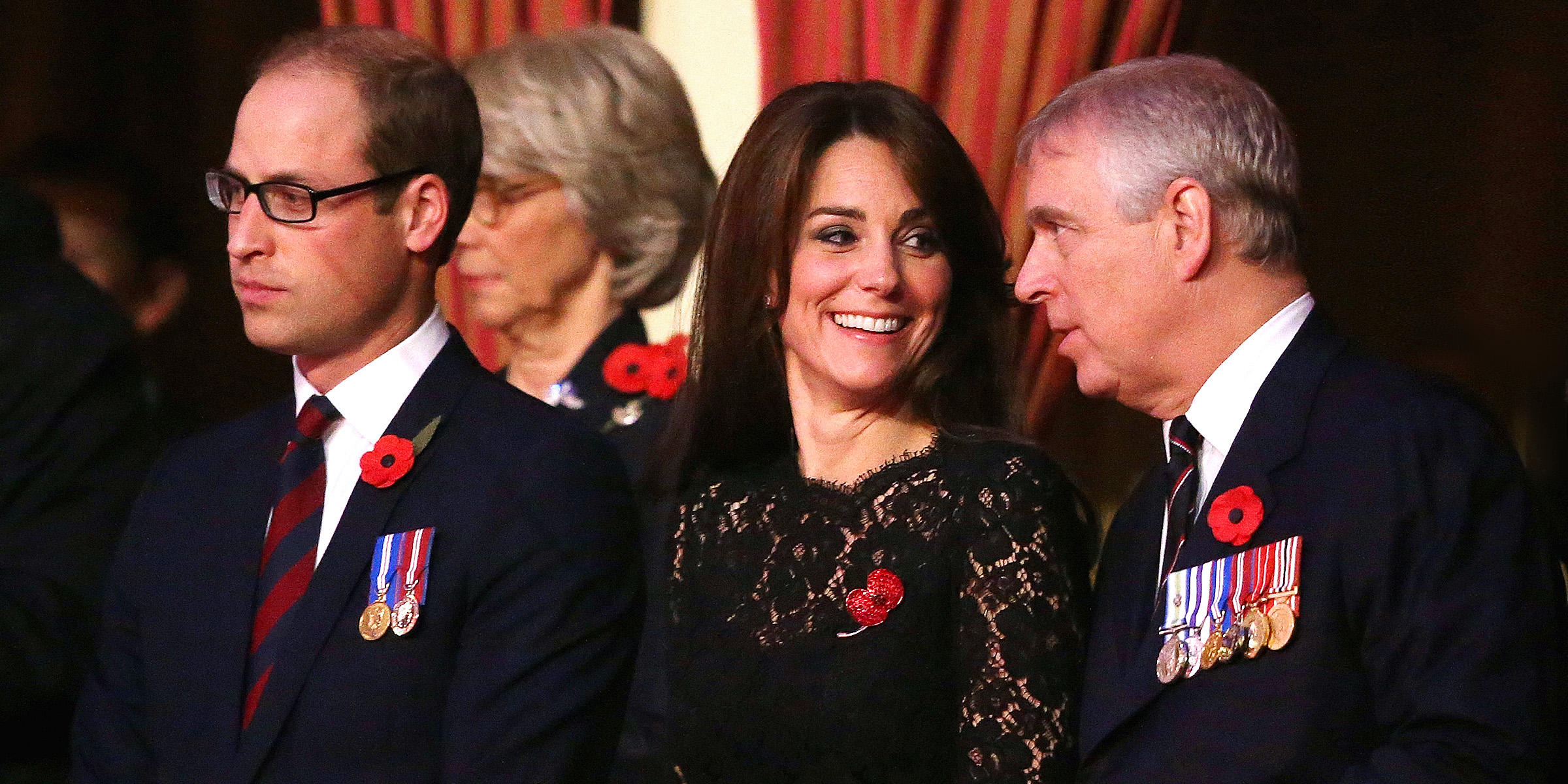 Prince William, Princess Catherine, and Prince Andrew | Source: Getty Images