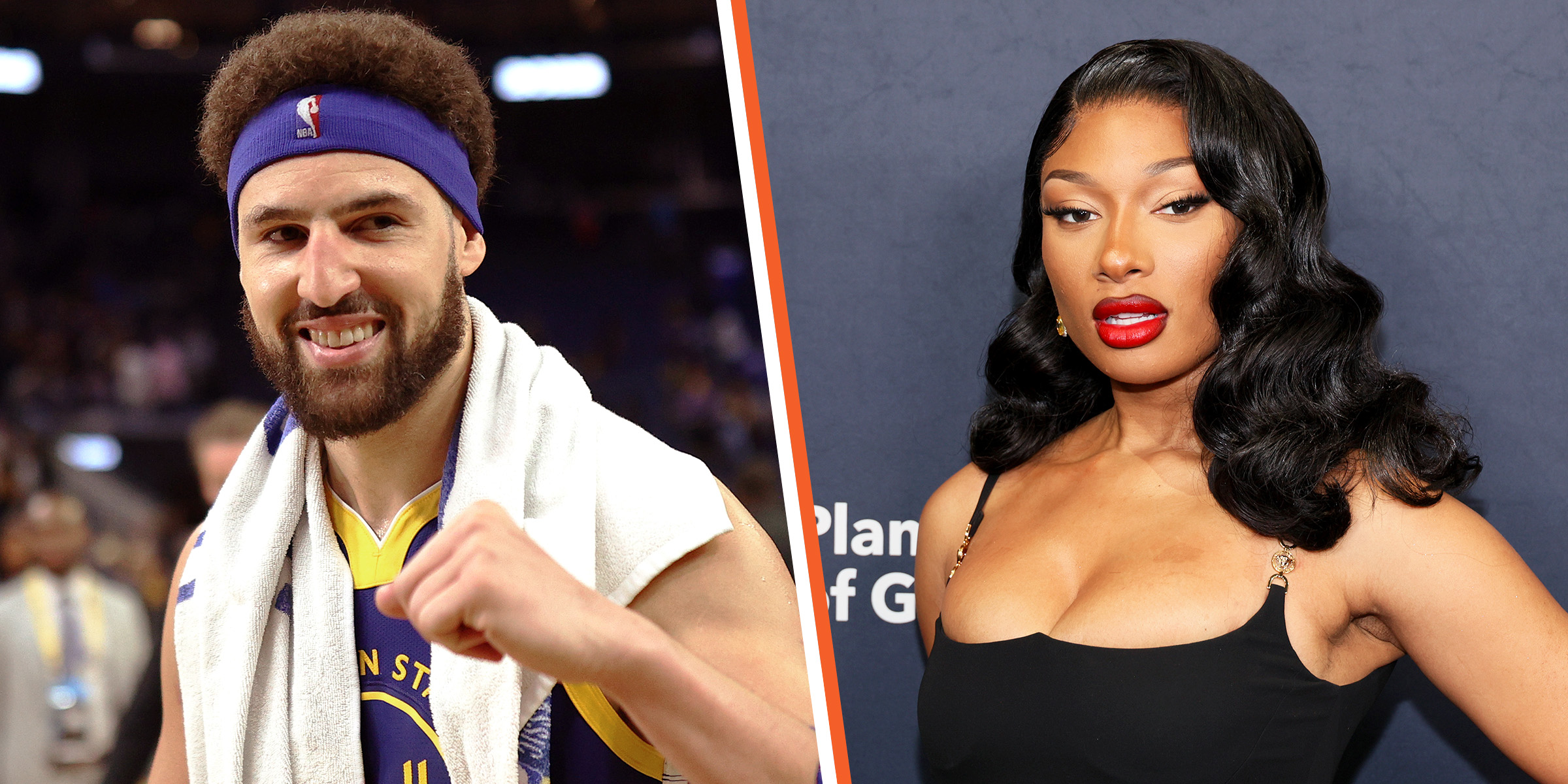 Klay Thompson | Megan Thee Stallion | Source: Getty Images